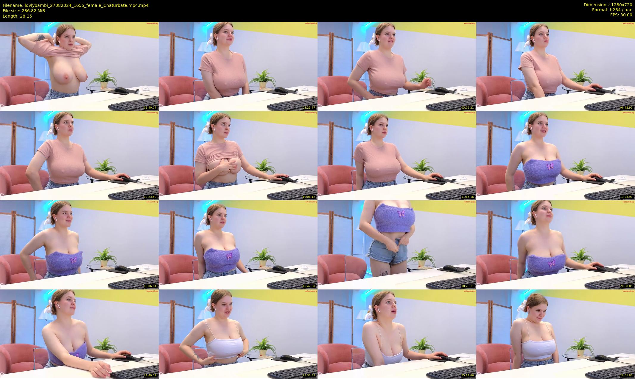 lovlybambi — 29 minute Chaturbate female cam show recording, 720p, Aug 27, 2024