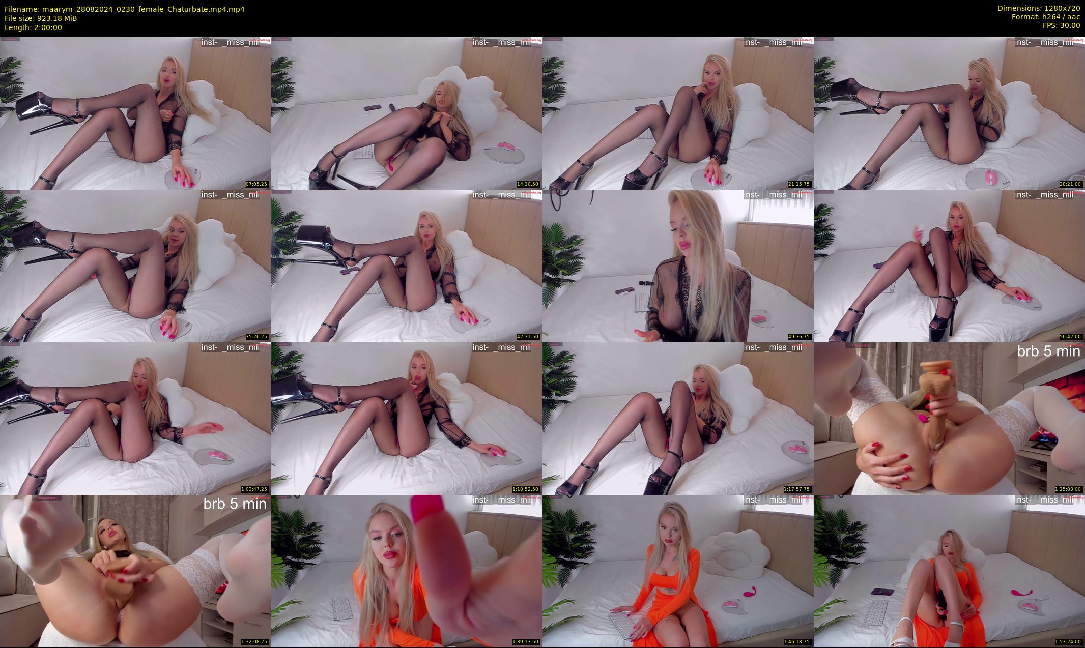 maarym — 120 minute Chaturbate couple cam show recording, 720p, Aug 28, 2024