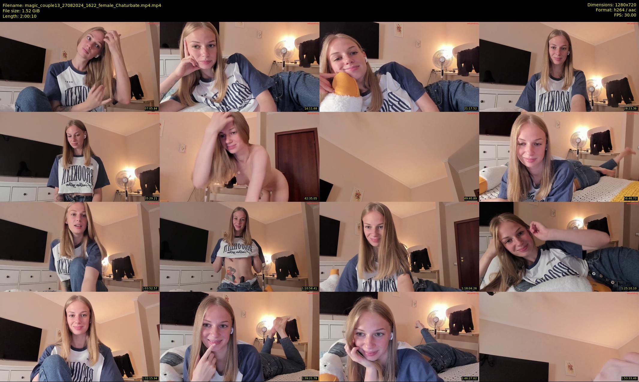 magic_couple13 — 121 minute Chaturbate couple cam show recording, 720p, Aug 27, 2024