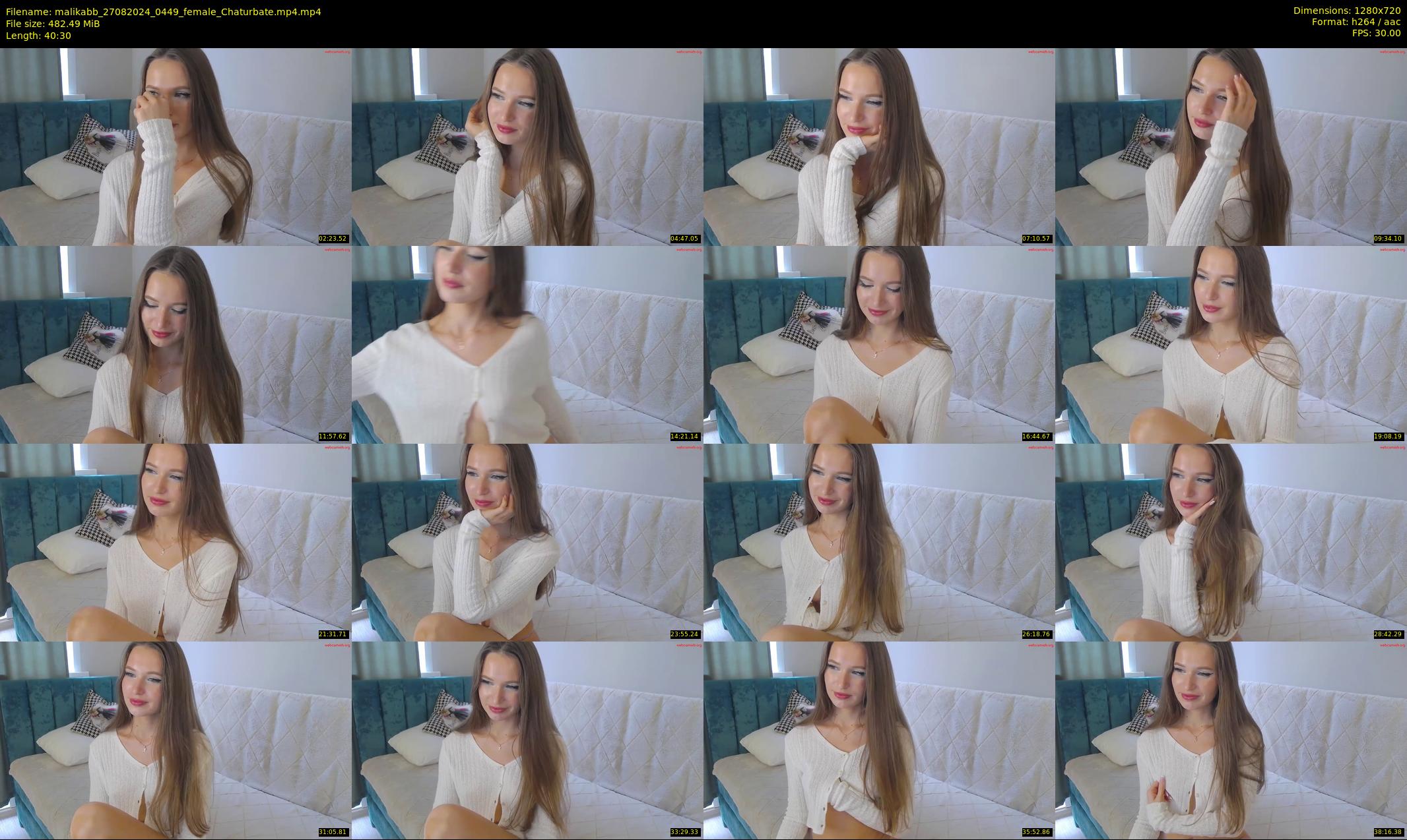 malikabb — 41 minute Chaturbate female cam show recording, 720p, Aug 27, 2024
