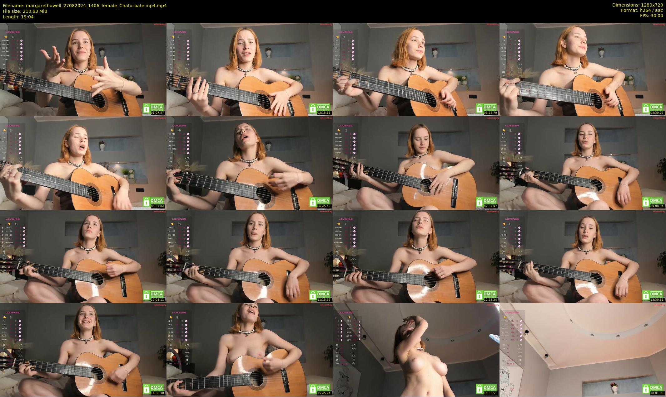margarethowell — 20 minute Chaturbate female cam show recording, 720p, Aug 27, 2024