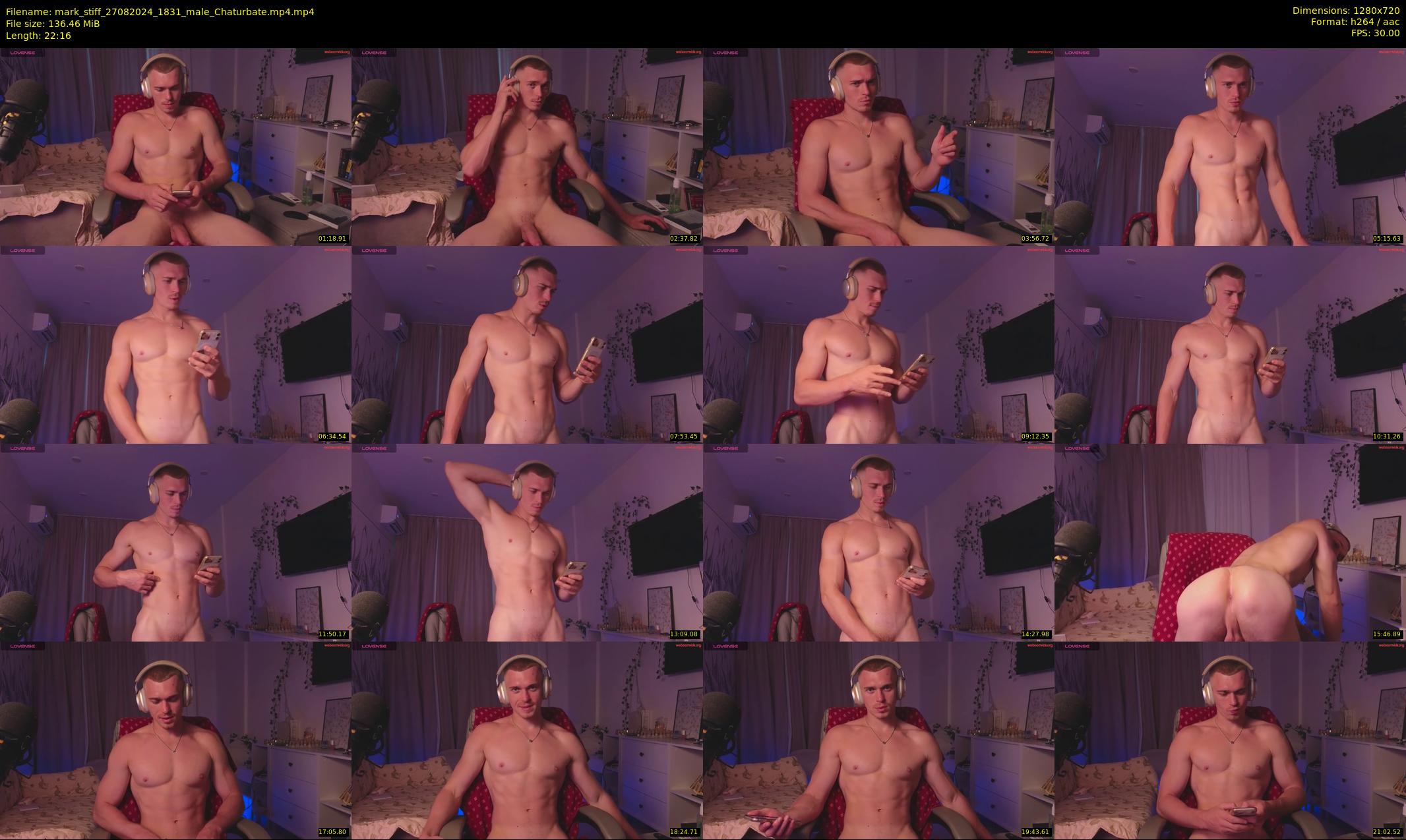 mark_stiff — 23 minute Chaturbate male cam show recording, 720p, Aug 27, 2024