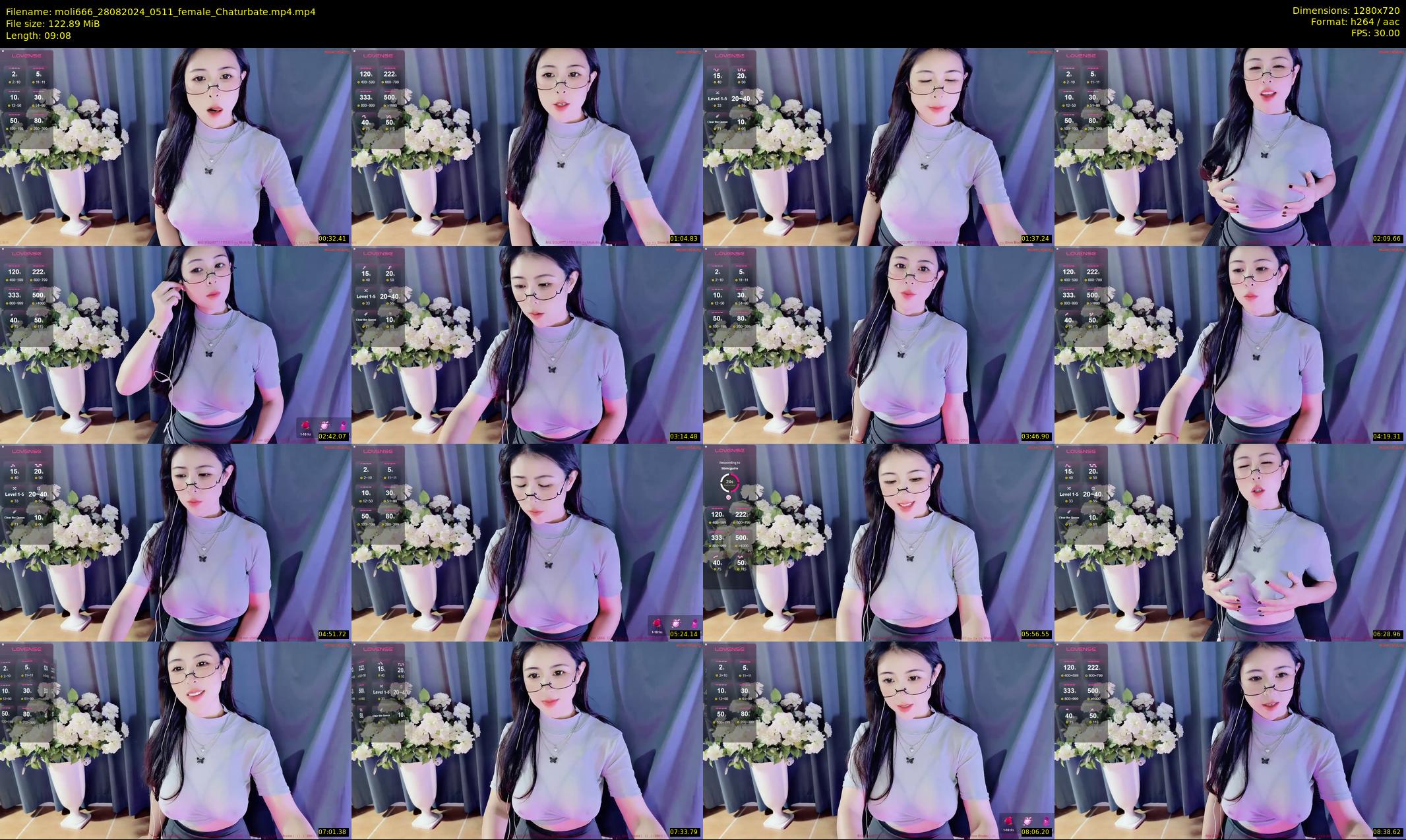 moli666 — 10 minute Chaturbate female cam show recording, 720p, Aug 28, 2024