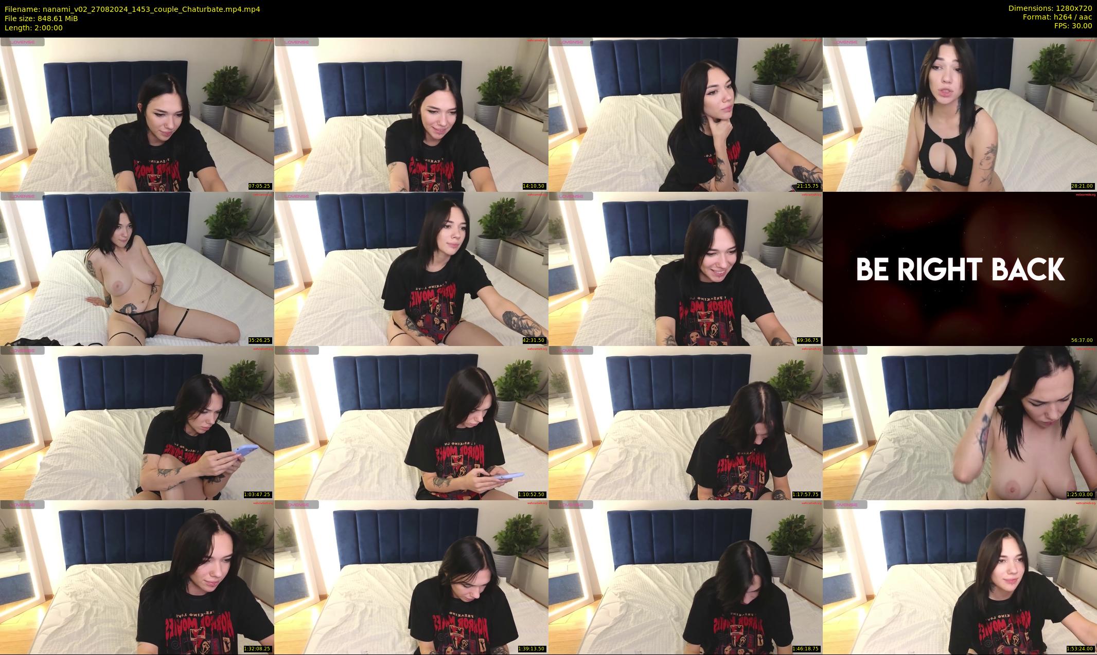 nanami_v02 — 120 minute Chaturbate couple cam show recording, 720p, Aug 27, 2024