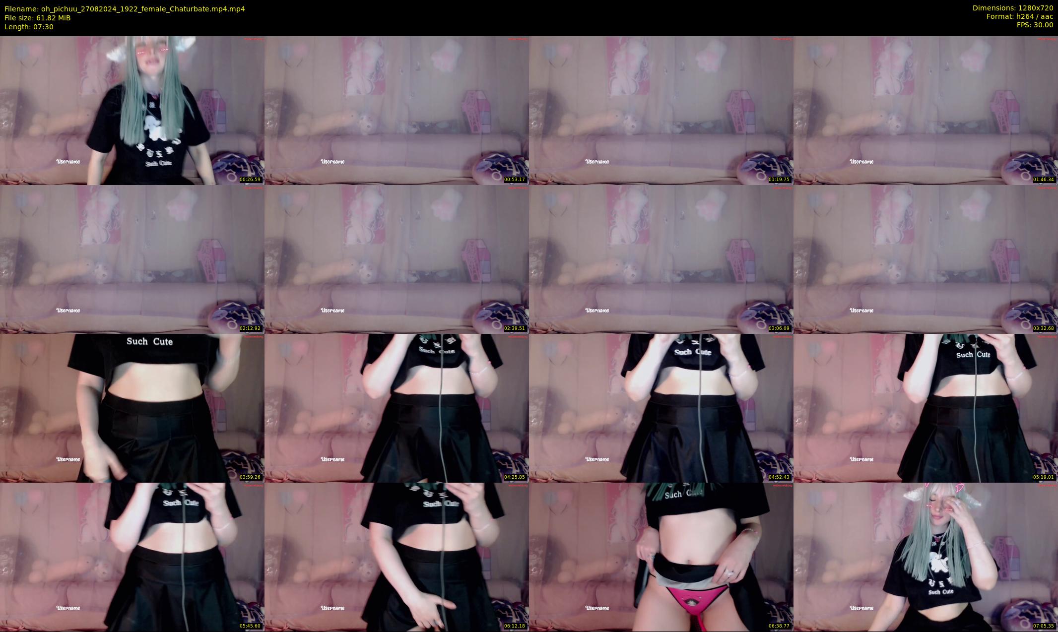 oh_pichuu — 8 minute Chaturbate female cam show recording, 720p, Aug 27, 2024