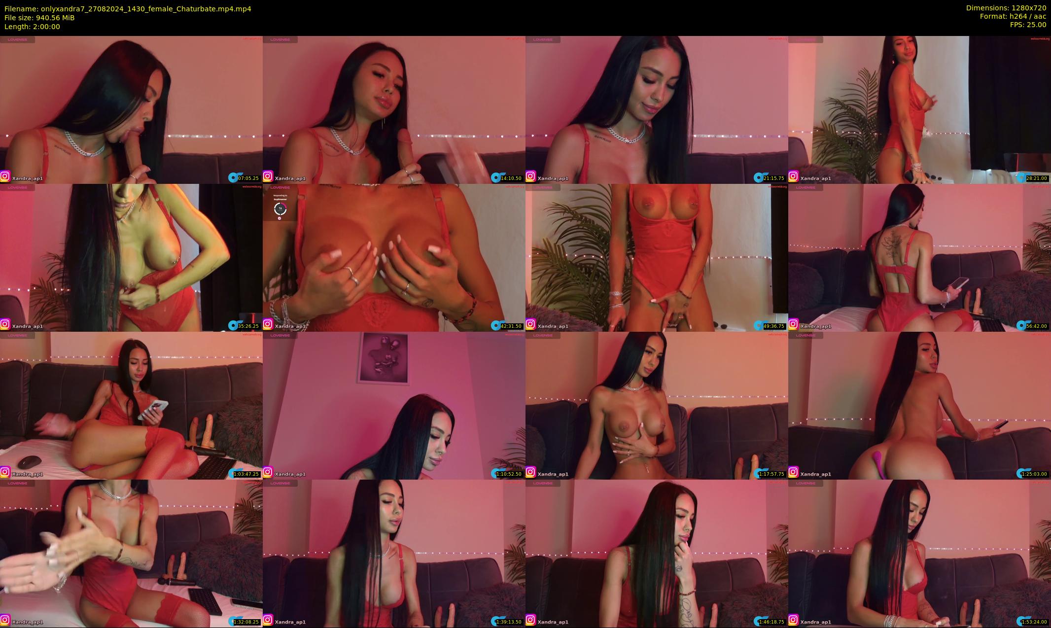 onlyxandra7 — 120 minute Chaturbate female cam show recording, 720p, Aug 27, 2024