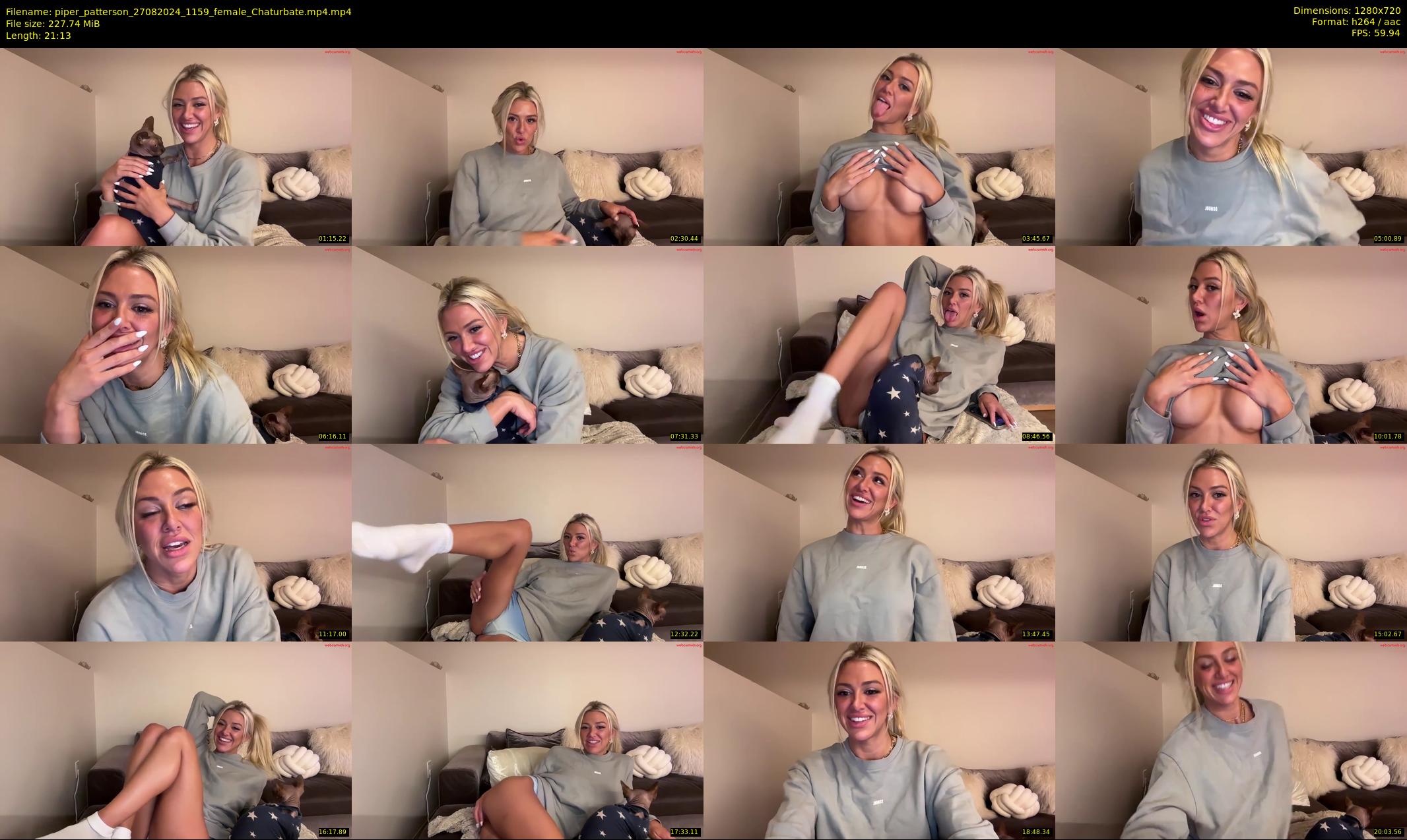 piper_patterson — 22 minute Chaturbate female cam show recording, 720p, Aug 27, 2024