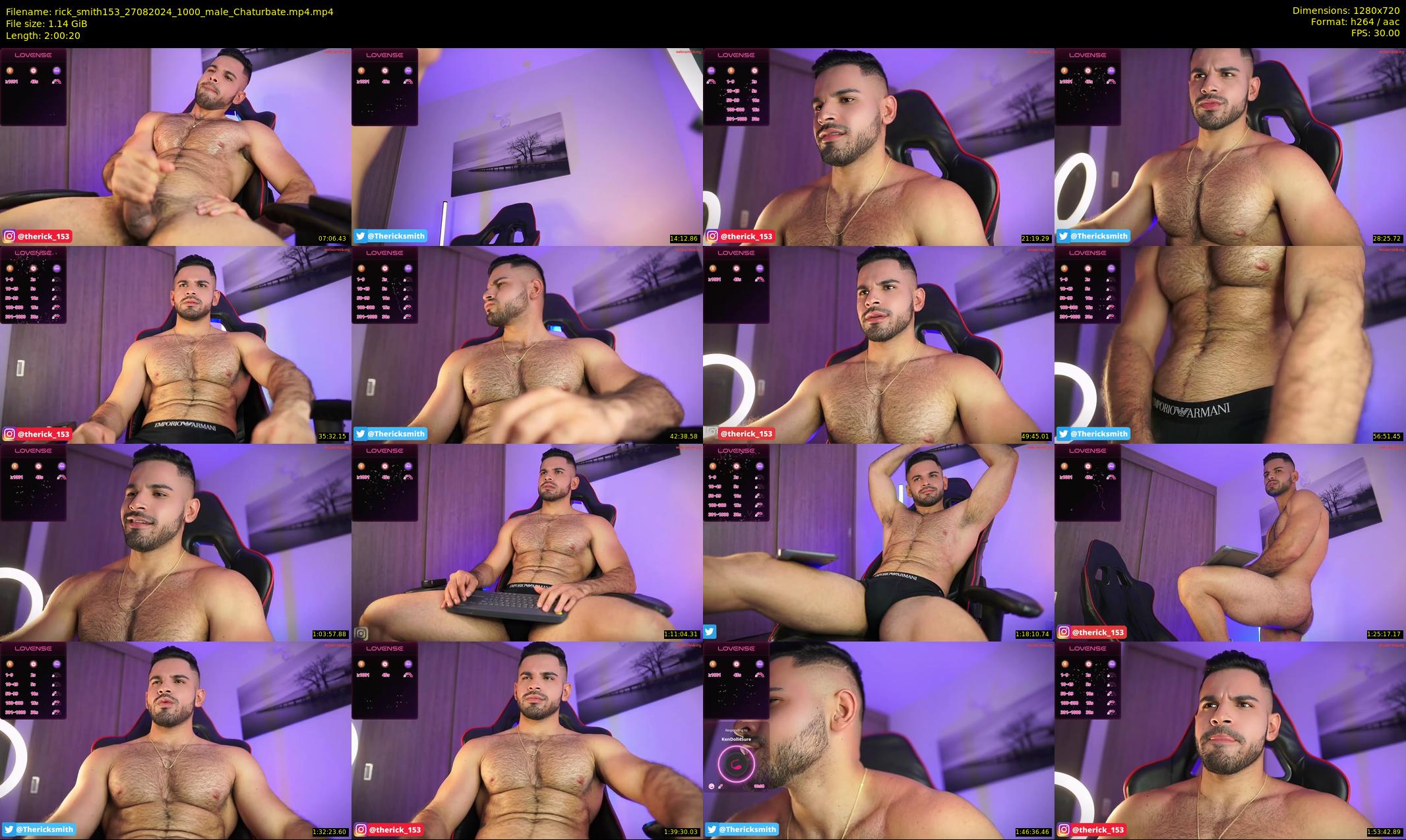 rick_smith153 — 121 minute Chaturbate male cam show recording, 720p, Aug 27, 2024