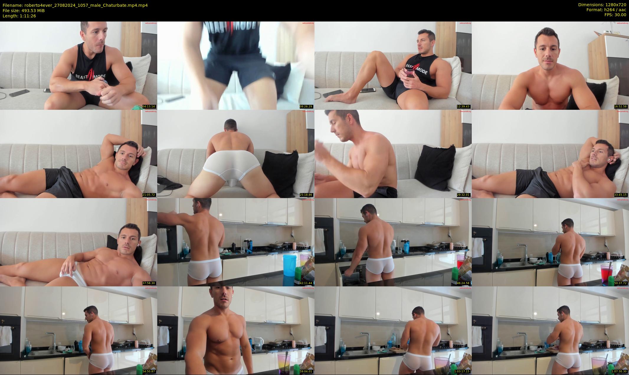 roberto4ever — 72 minute Chaturbate male cam show recording, 720p, Aug 27, 2024