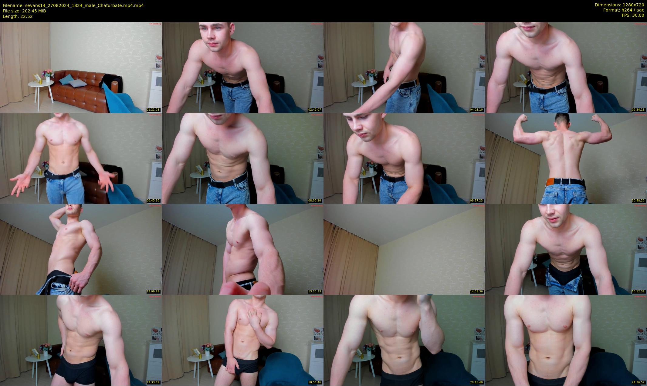 sevans14 — 23 minute Chaturbate male cam show recording, 720p, Aug 27, 2024