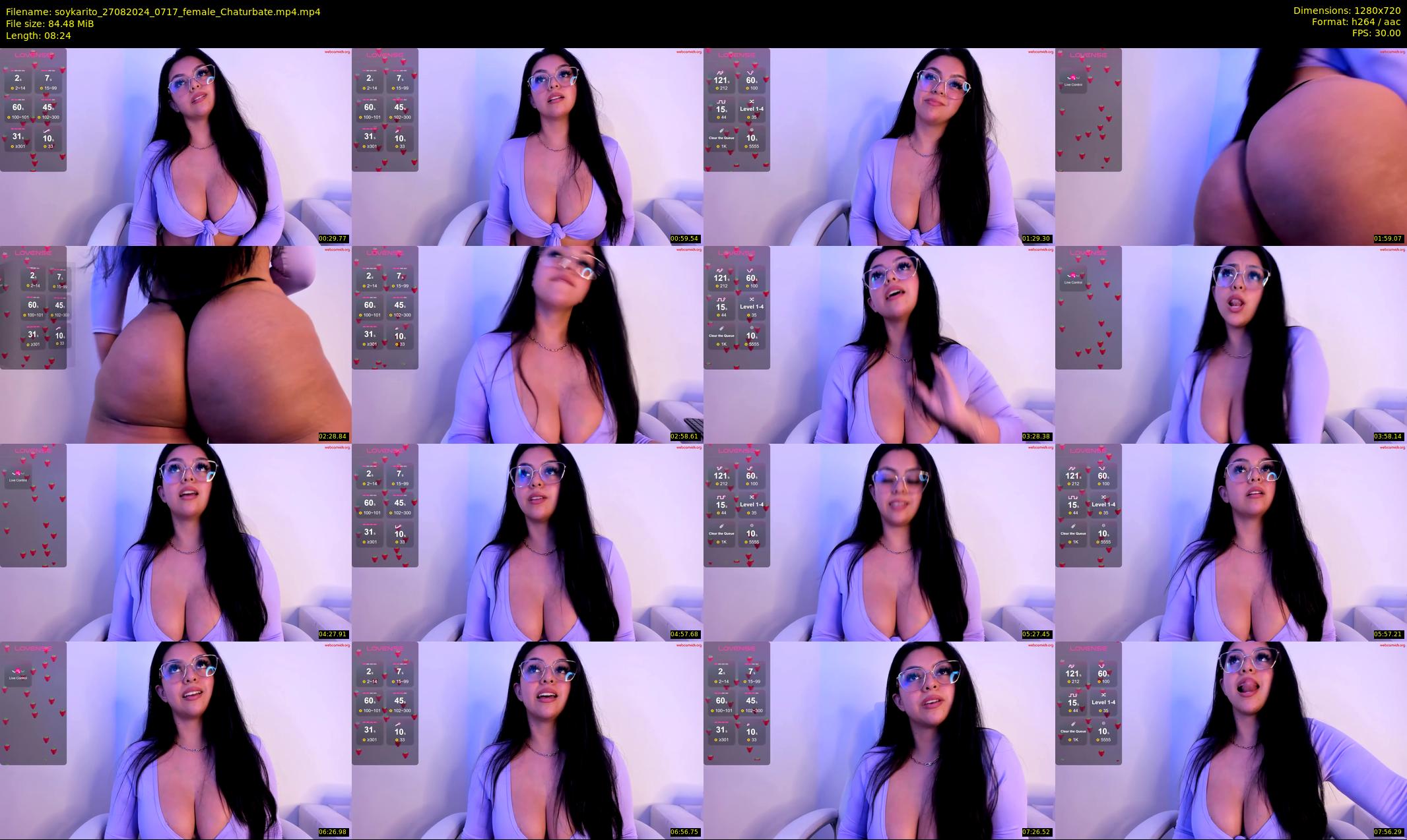 soykarito — 9 minute Chaturbate female cam show recording, 720p, Aug 27, 2024