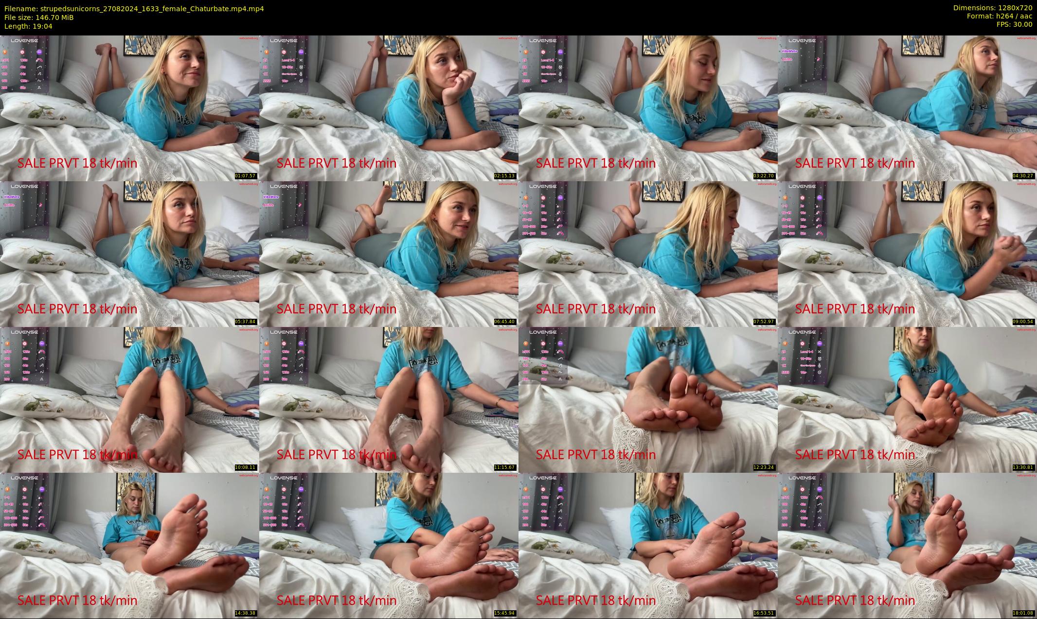 strupedsunicorns — 20 minute Chaturbate couple cam show recording, 720p, Aug 27, 2024