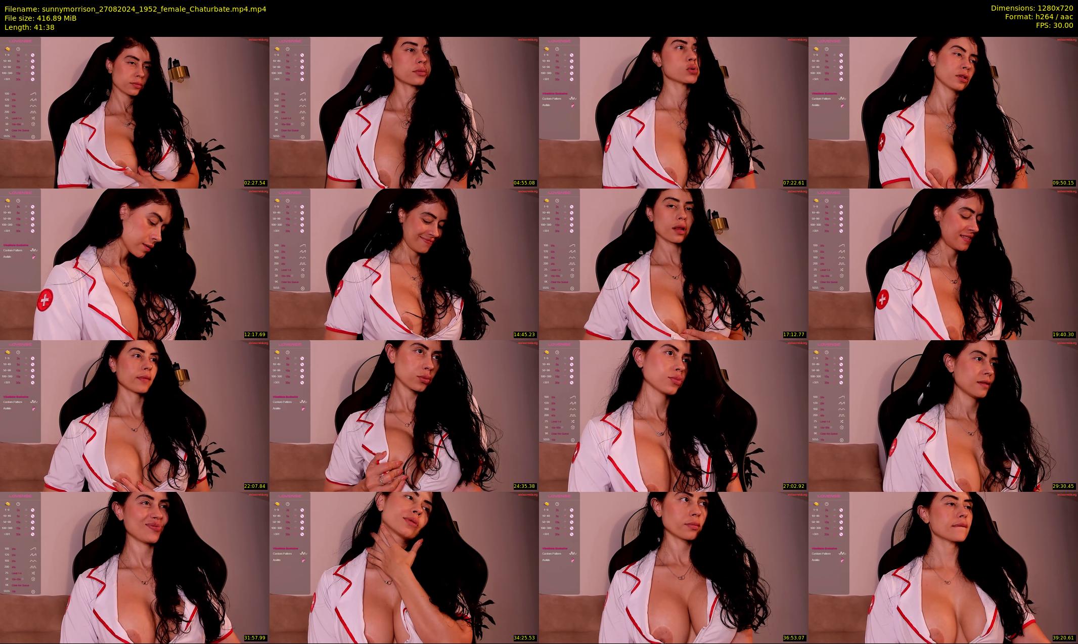 sunnymorrison — 42 minute Chaturbate female cam show recording, 720p, Aug 27, 2024