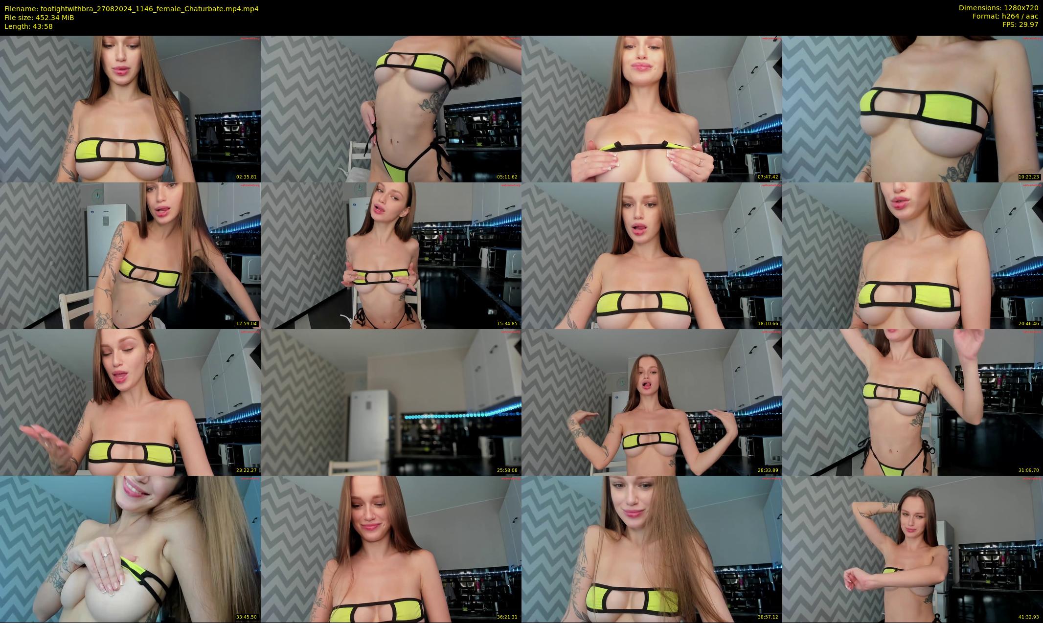 tootightwithbra — 44 minute Chaturbate female cam show recording, 720p, Aug 27, 2024