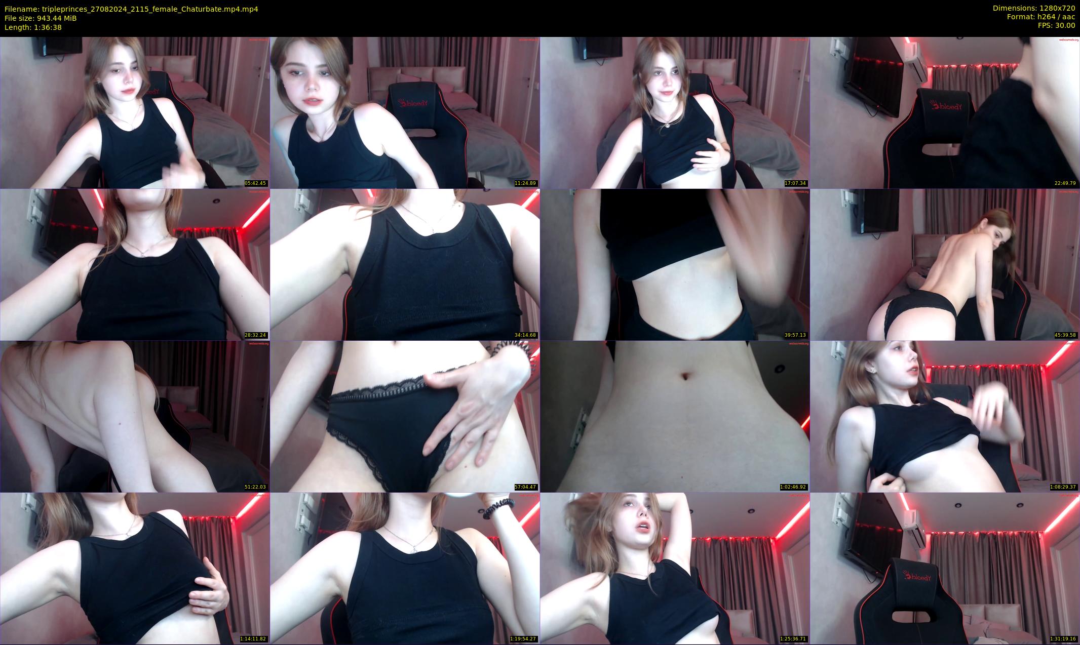 tripleprinces — 97 minute Chaturbate female cam show recording, 720p, Aug 27, 2024