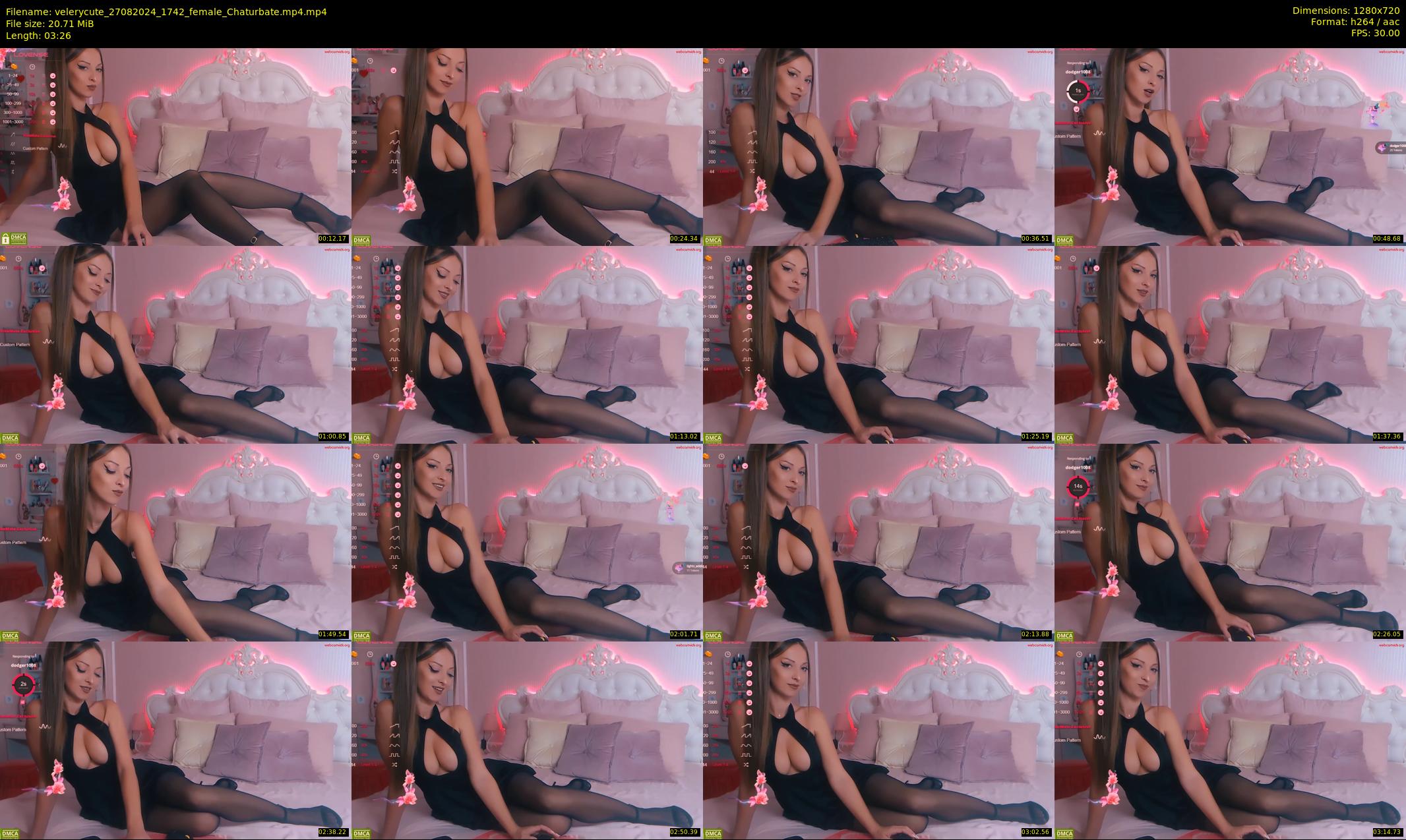 velerycute — 4 minute Chaturbate female cam show recording, 720p, Aug 27, 2024