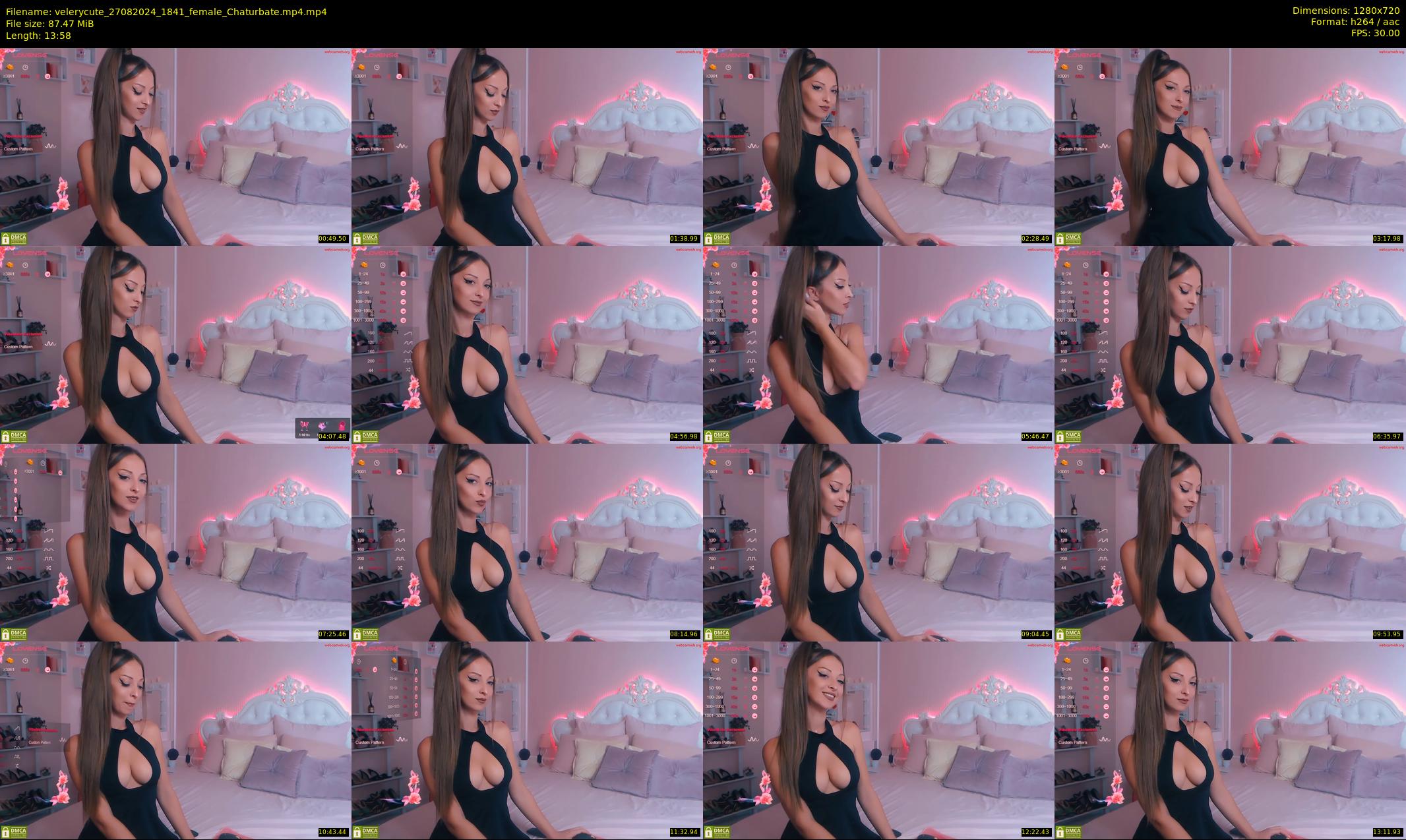 velerycute — 14 minute Chaturbate female cam show recording, 720p, Aug 27, 2024