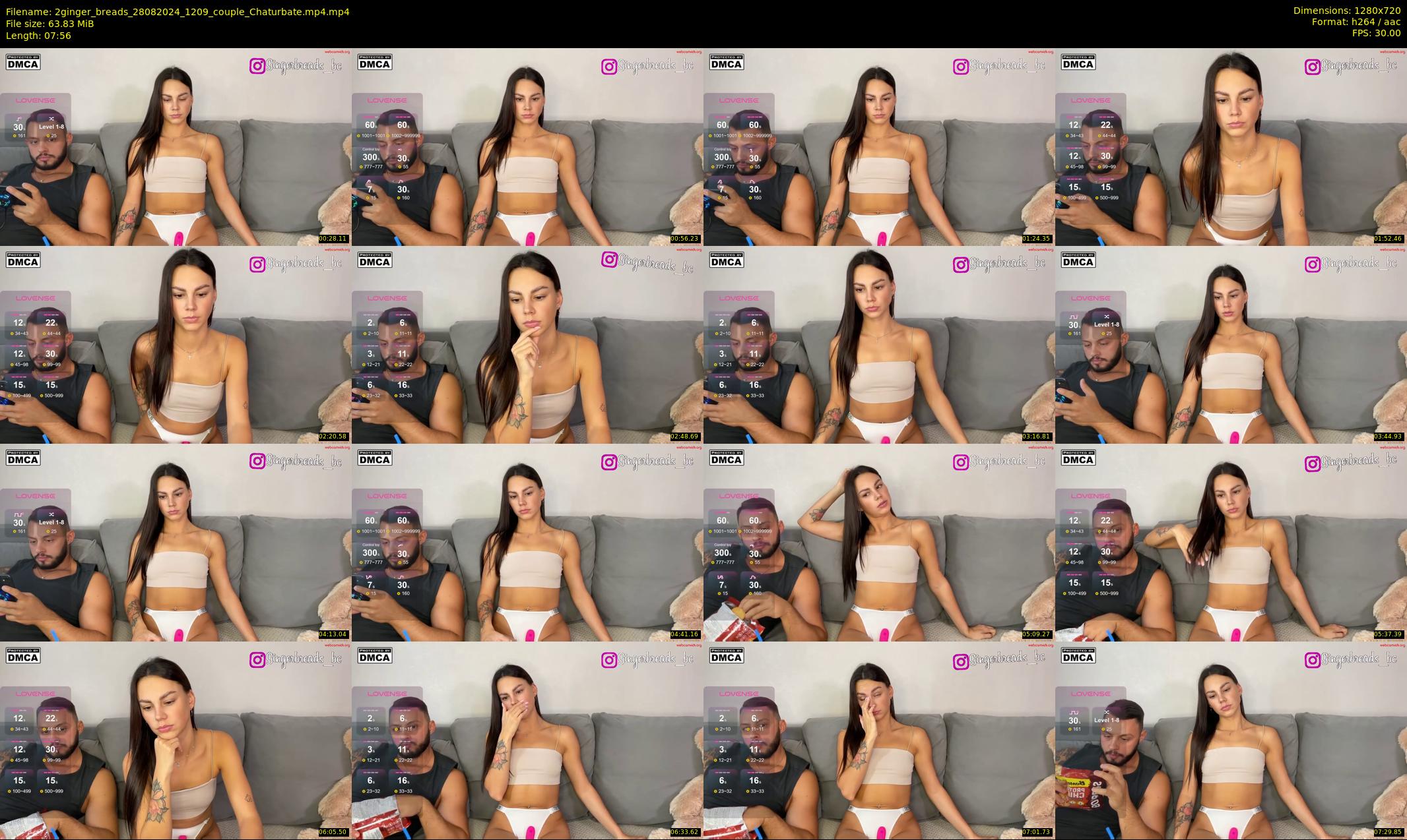 2ginger_breads — 8 minute Chaturbate couple cam show recording, 720p, Aug 28, 2024