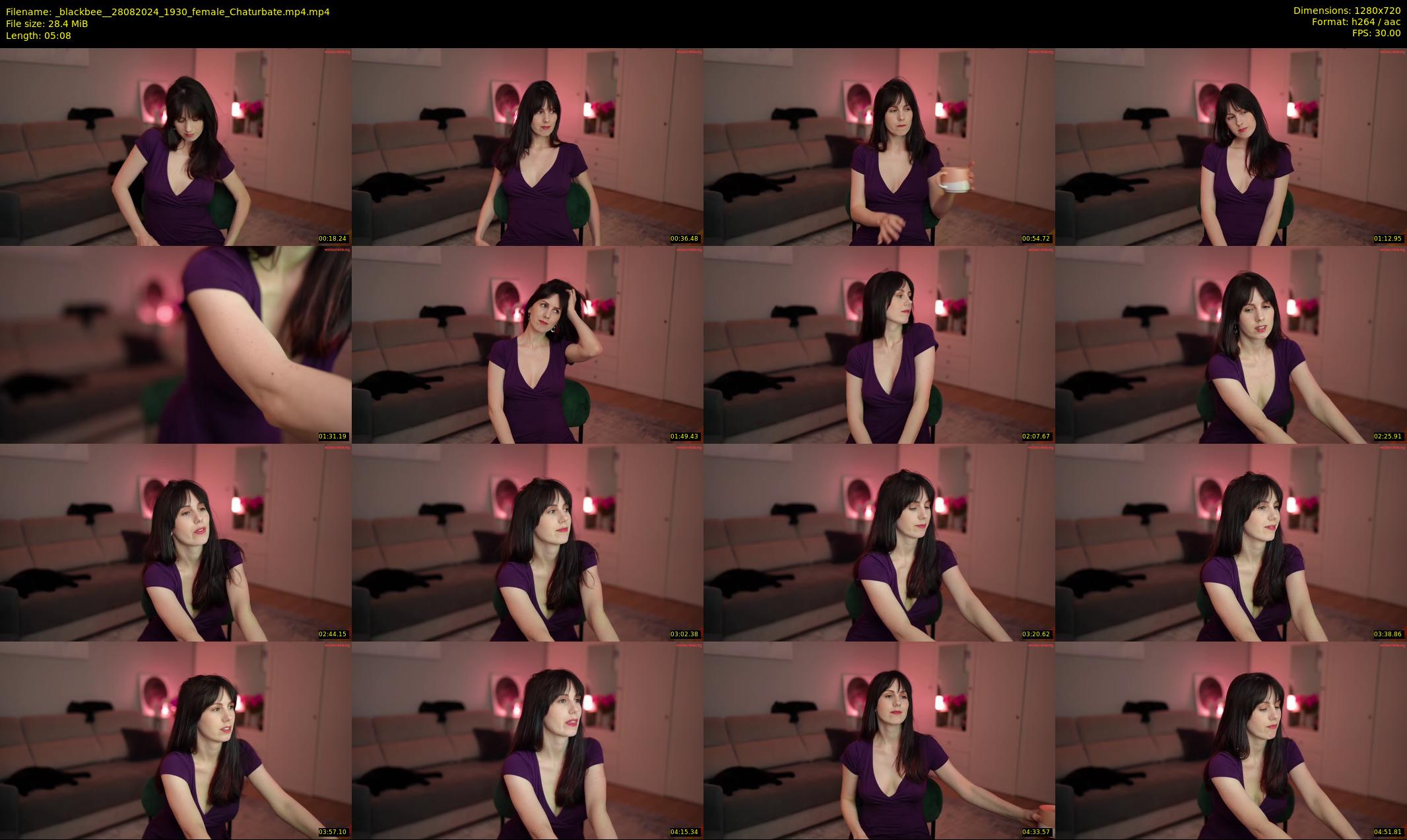 _blackbee_ — 6 minute Chaturbate female cam show recording, 720p, Aug 28, 2024
