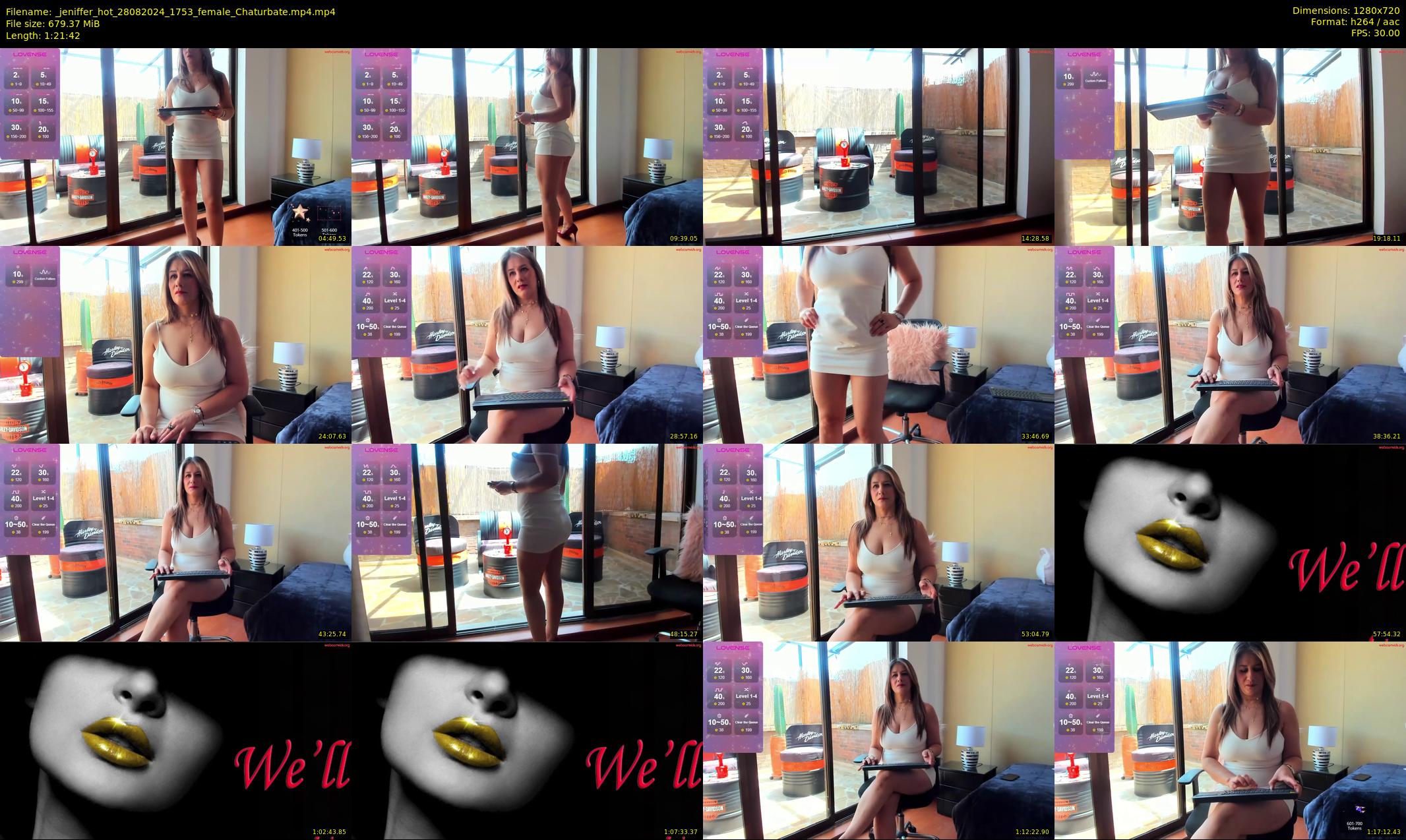 _jeniffer_hot — 82 minute Chaturbate female cam show recording, 720p, Aug 28, 2024