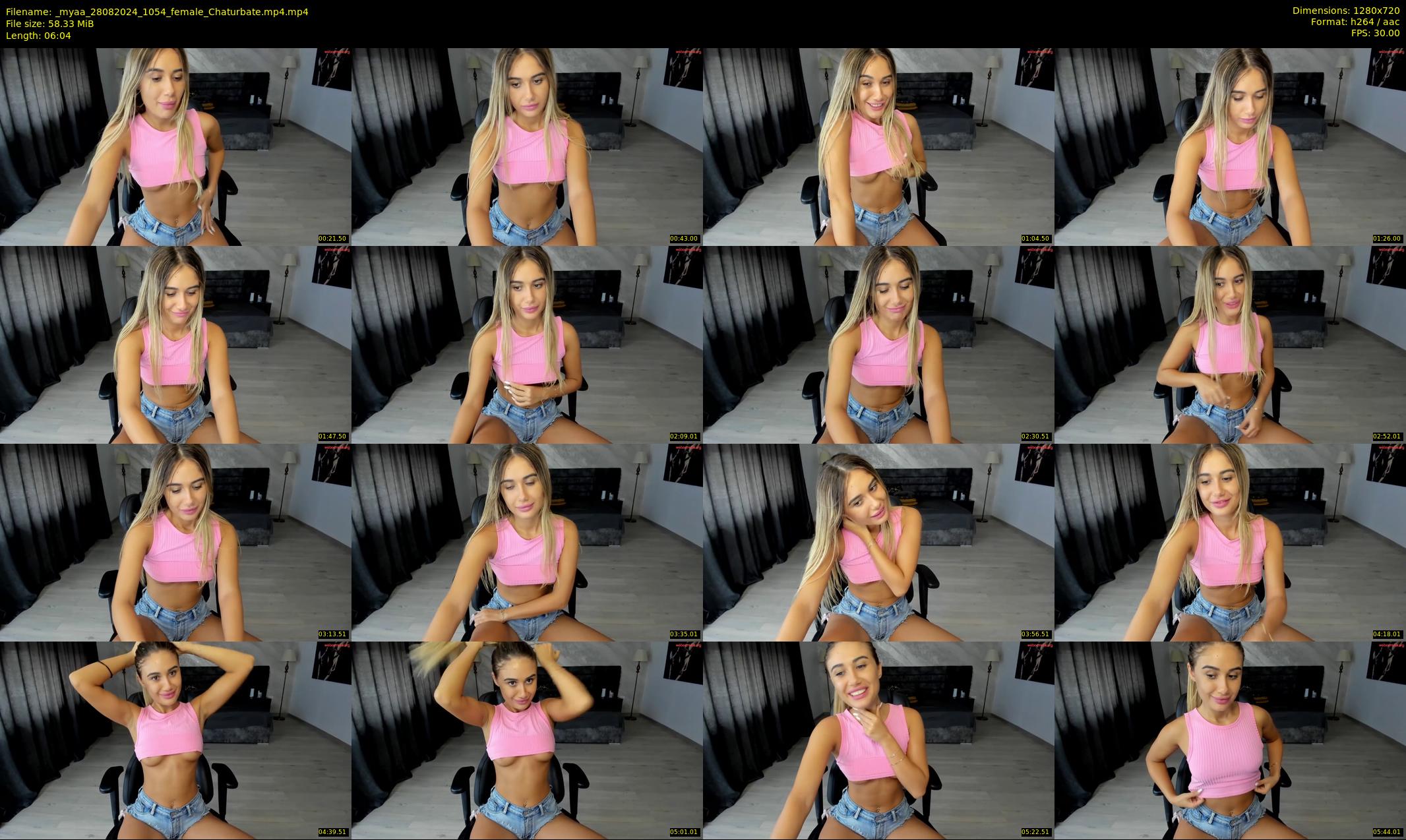 _myaa — 7 minute Chaturbate female cam show recording, 720p, Aug 28, 2024