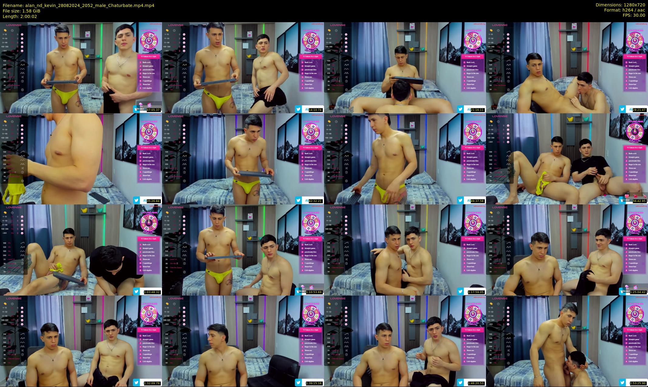 alan_nd_kevin — 121 minute Chaturbate male cam show recording, 720p, Aug 28, 2024