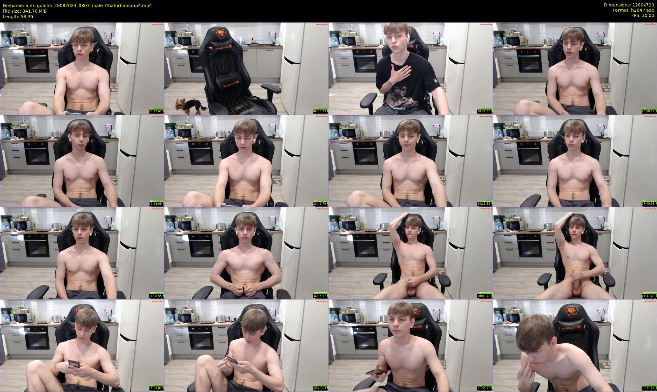 alex_gotcha — 59 minute Chaturbate male cam show recording, 720p, Aug 28, 2024