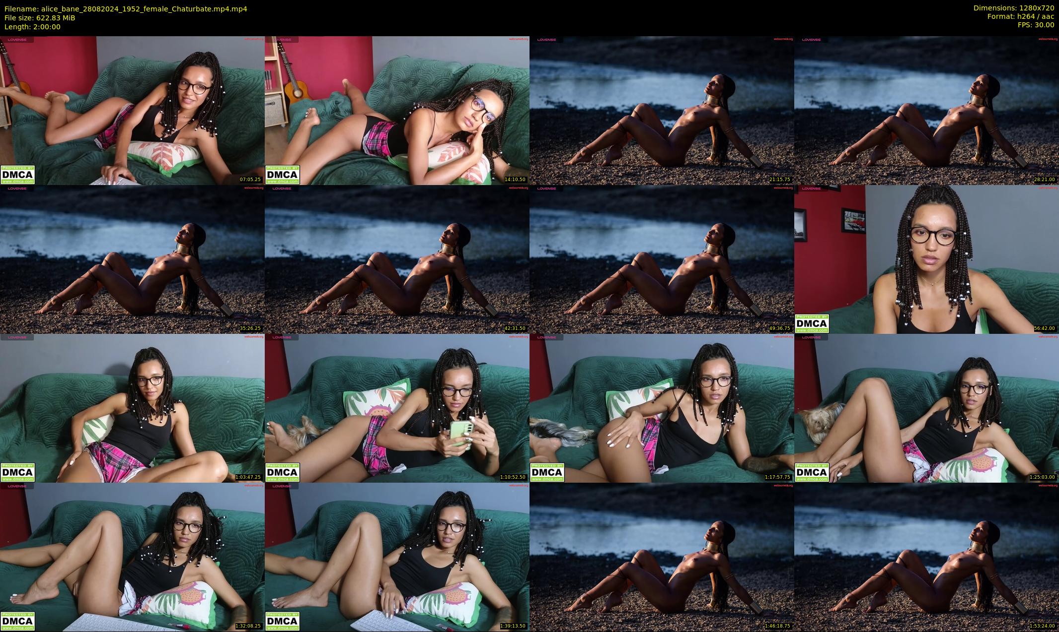 alice_bane — 120 minute Chaturbate female cam show recording, 720p, Aug 28, 2024