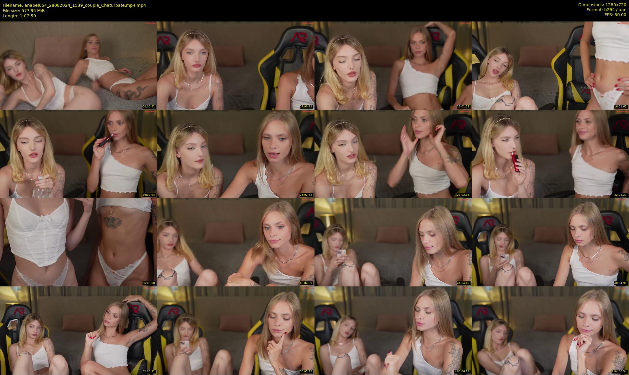 anabel054 — 68 minute Chaturbate female cam show recording, 720p, Aug 28, 2024