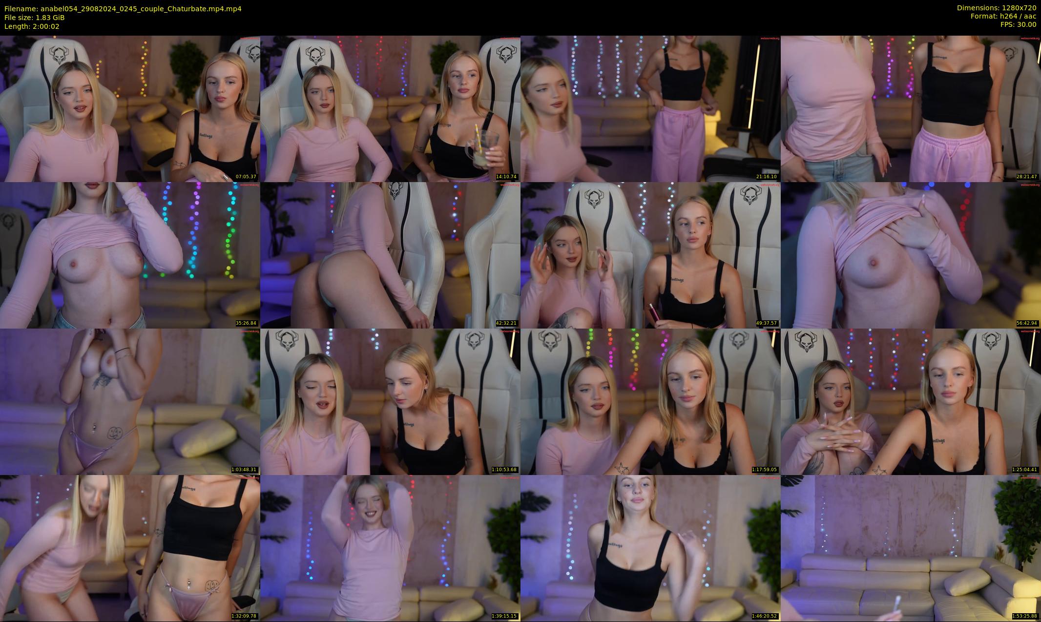 anabel054 — 121 minute Chaturbate female cam show recording, 720p, Aug 29, 2024