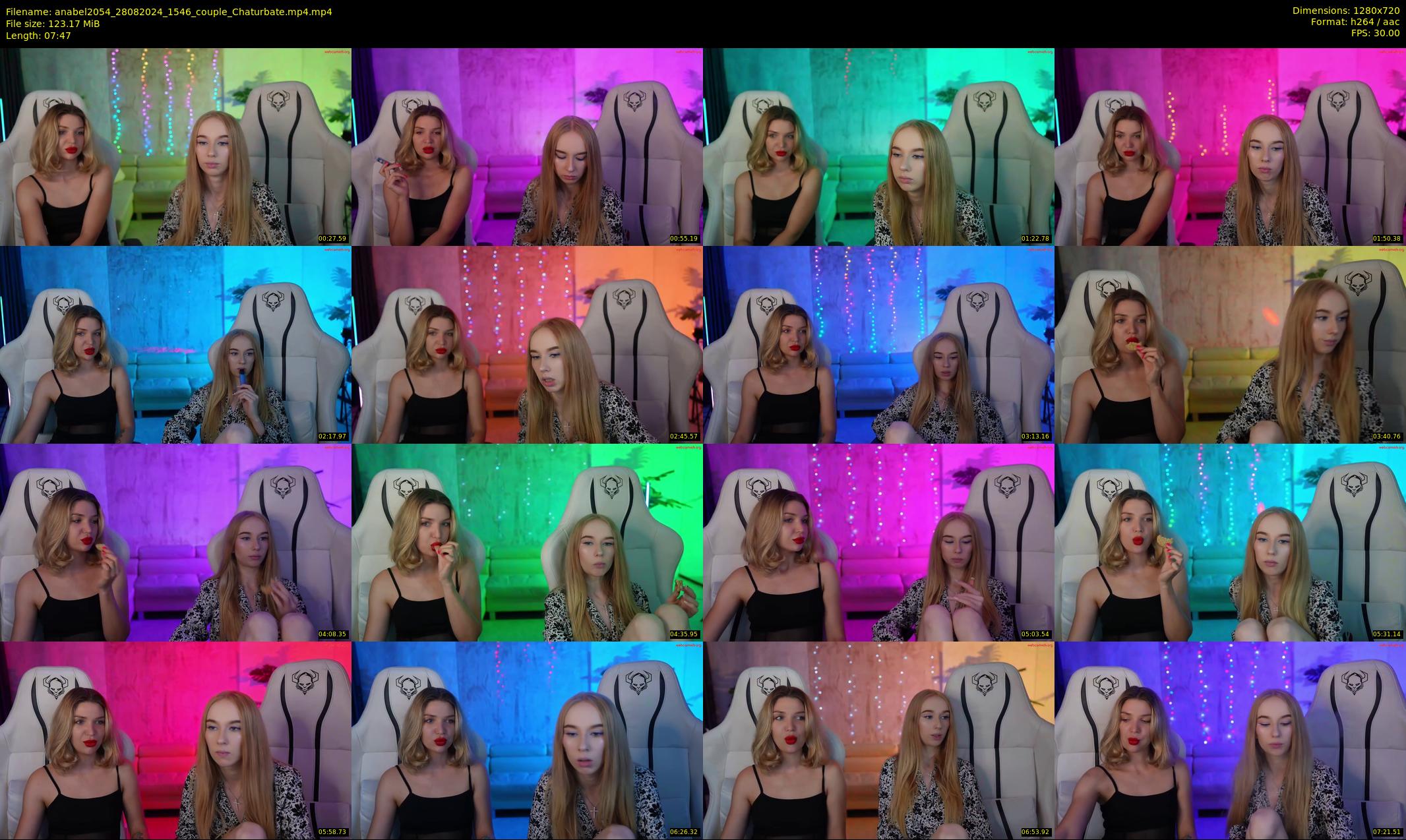 anabel2054 — 8 minute Chaturbate female cam show recording, 720p, Aug 28, 2024