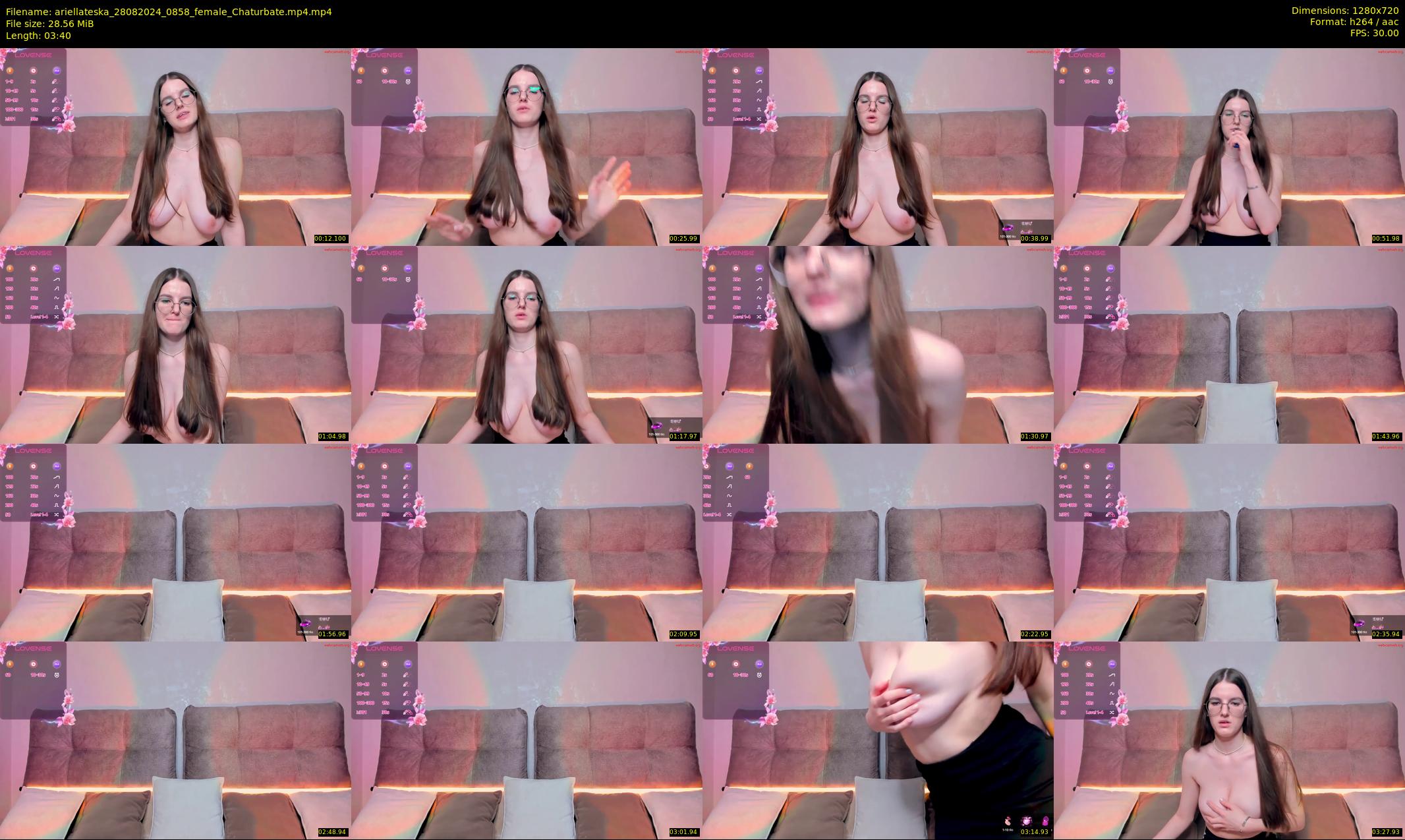 ariellateska — 4 minute Chaturbate female cam show recording, 720p, Aug 28, 2024