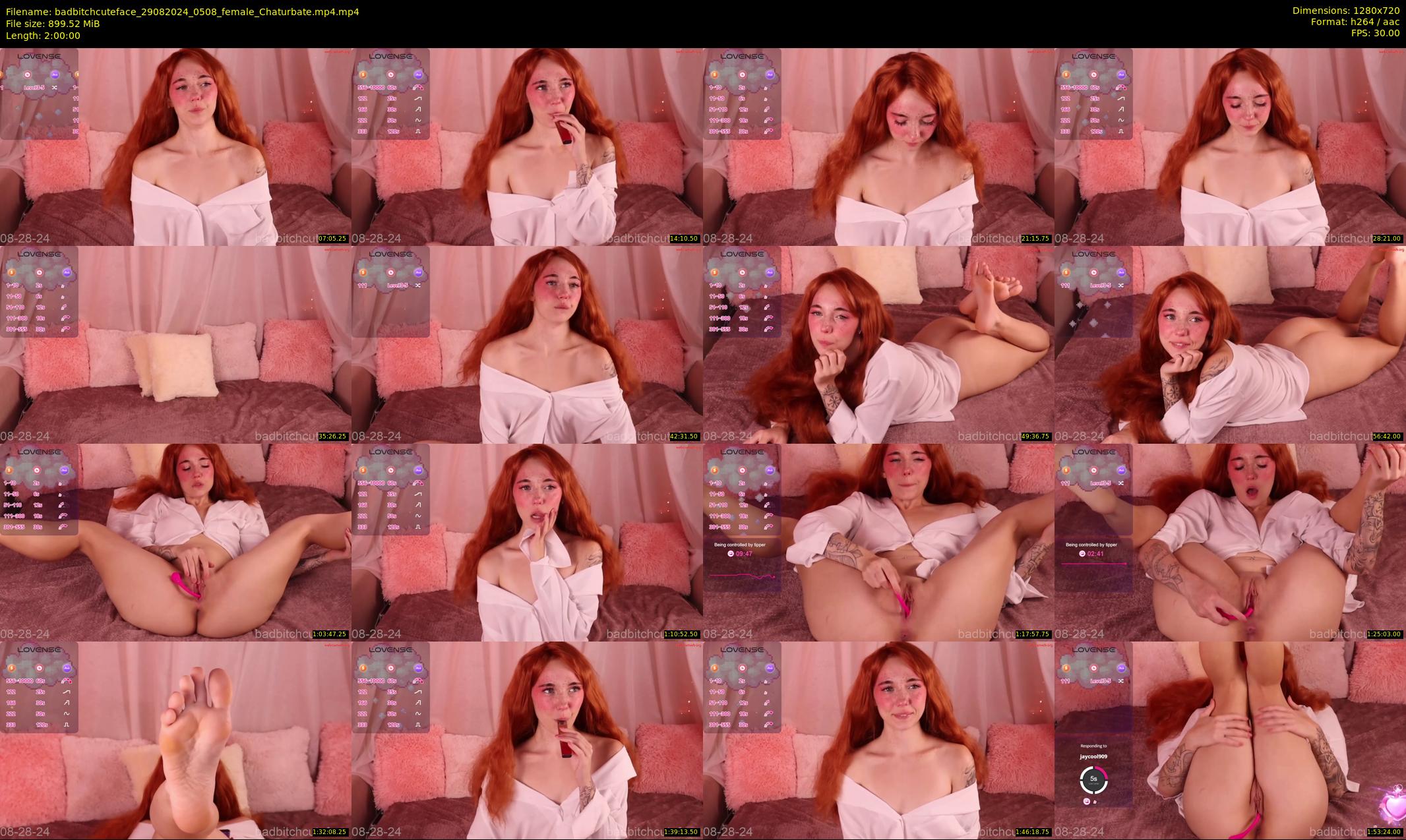 badbitchcuteface — 120 minute Chaturbate female cam show recording, 720p, Aug 29, 2024