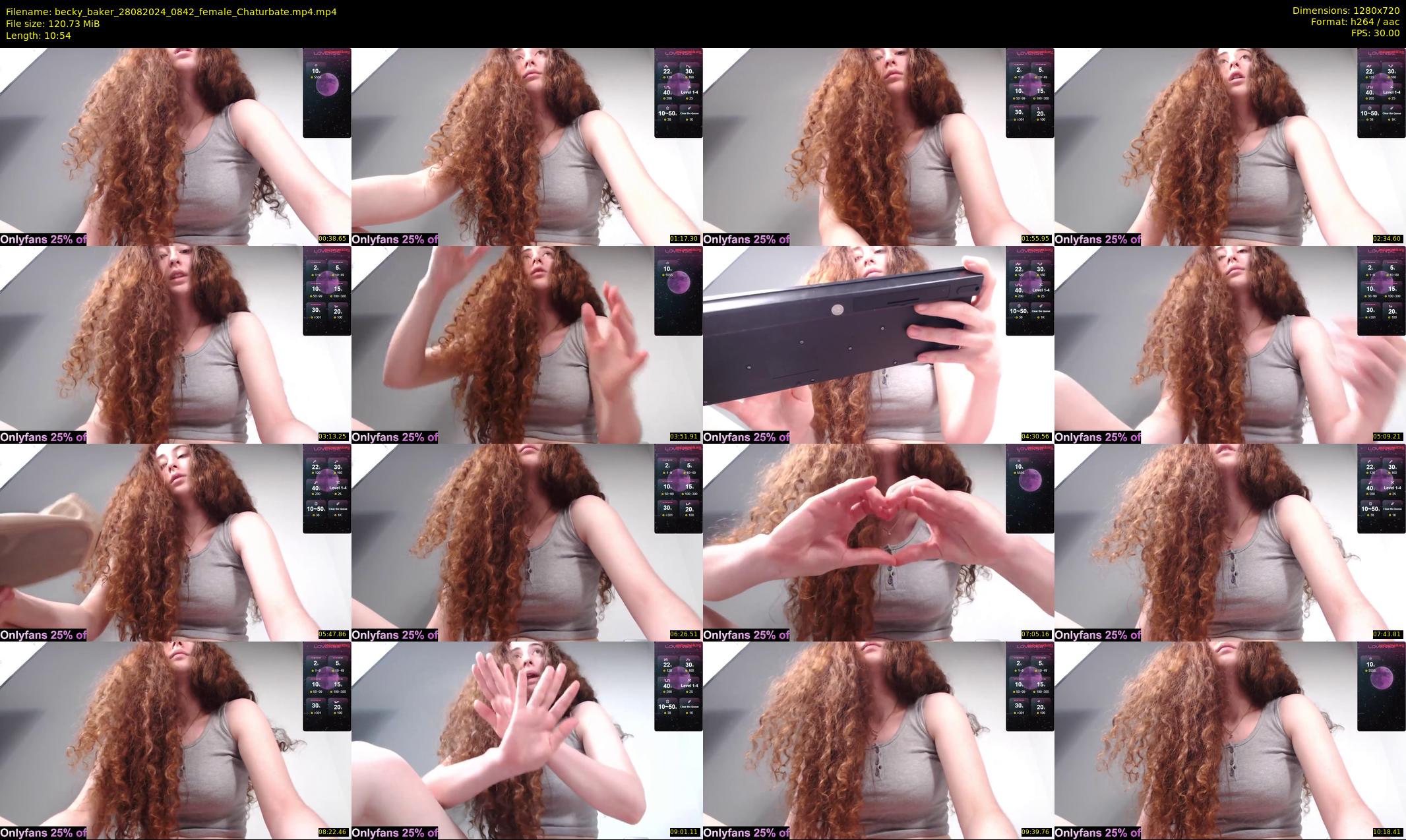 becky_baker — 11 minute Chaturbate female cam show recording, 720p, Aug 28, 2024