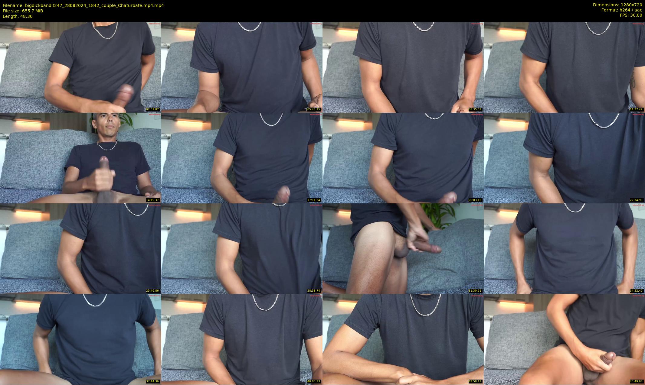 bigdickbandit247 — 49 minute Chaturbate male cam show recording, 720p, Aug 28, 2024