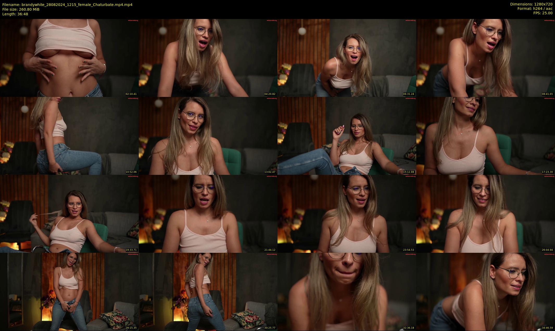 brandywhite — 37 minute Chaturbate female cam show recording, 720p, Aug 28, 2024