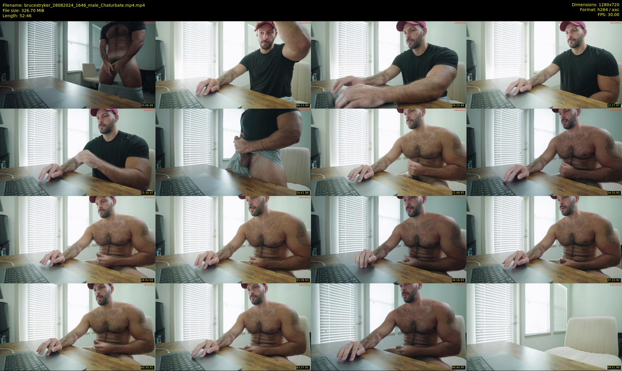 brucestryker — 53 minute Chaturbate male cam show recording, 720p, Aug 28, 2024