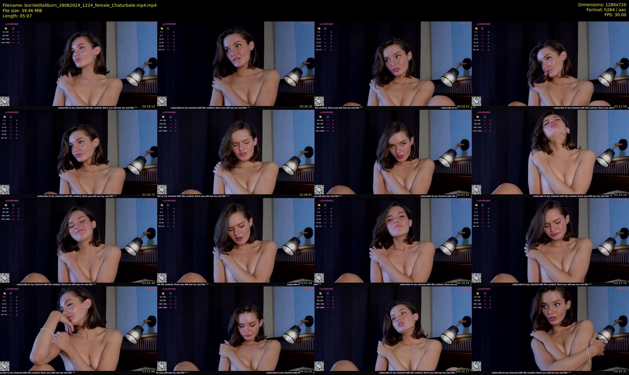 burnletitallburn — 6 minute Chaturbate female cam show recording, 720p, Aug 28, 2024