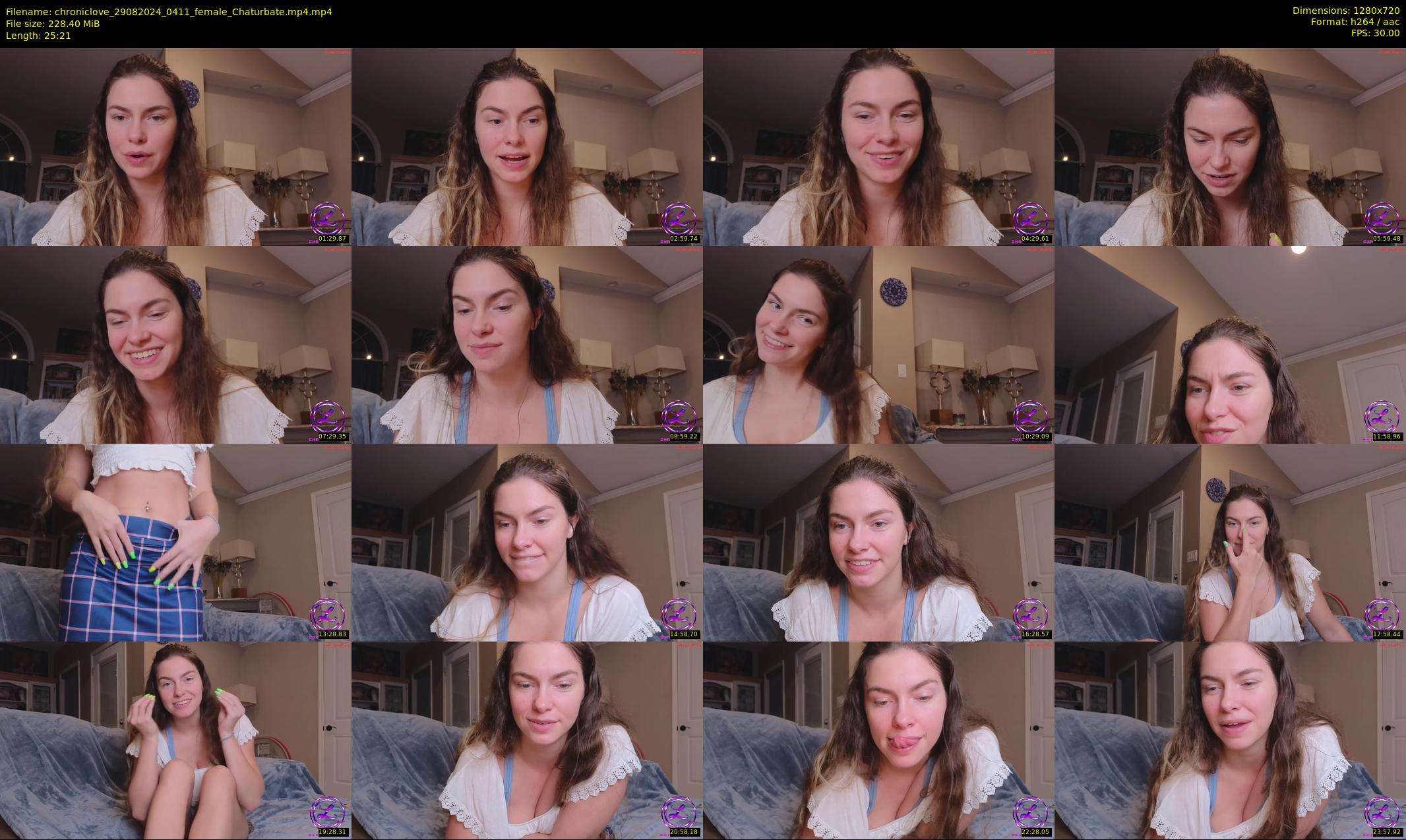 chroniclove — 26 minute Chaturbate female cam show recording, 720p, Aug 29, 2024