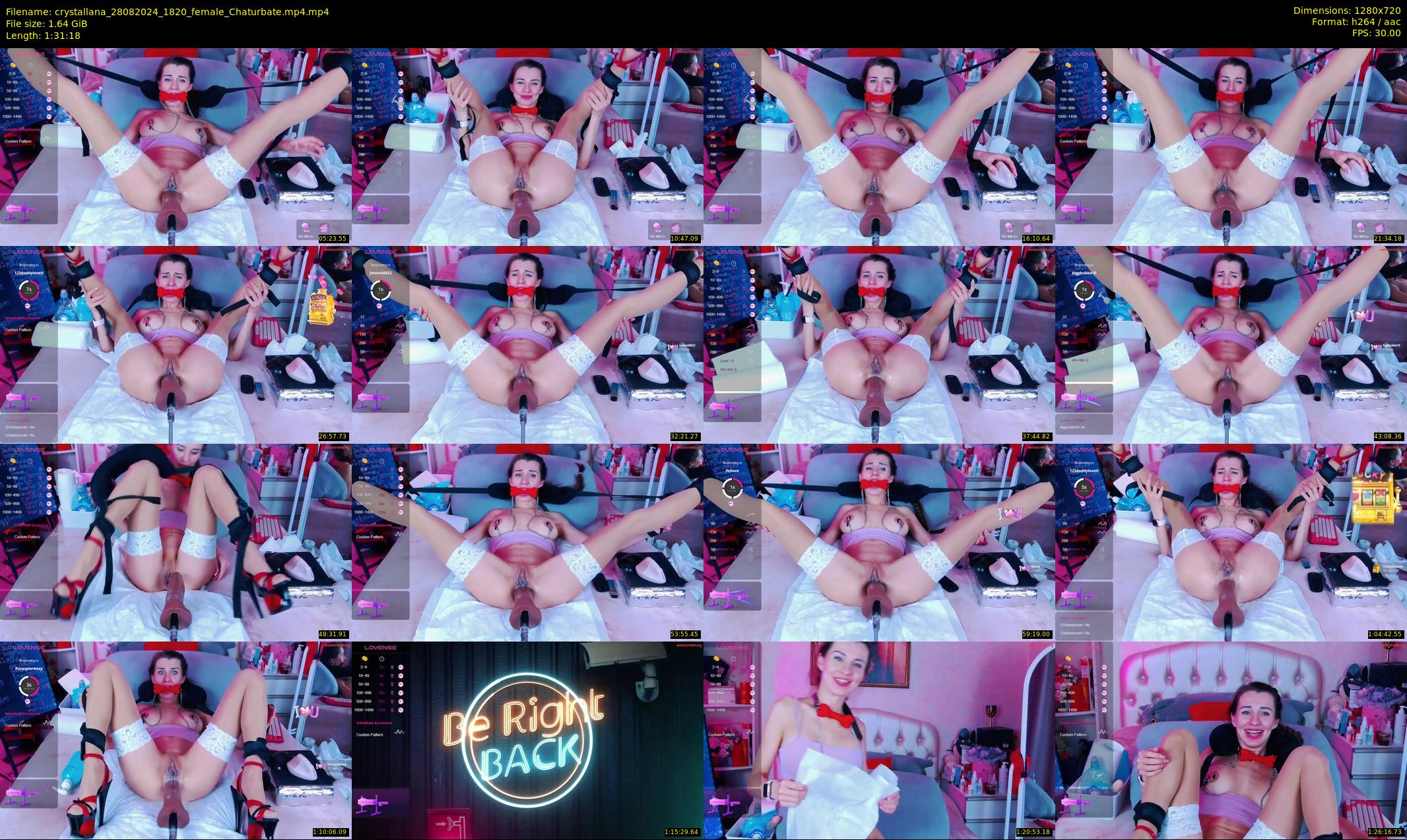 crystallana — 92 minute Chaturbate female cam show recording, 720p, Aug 28, 2024