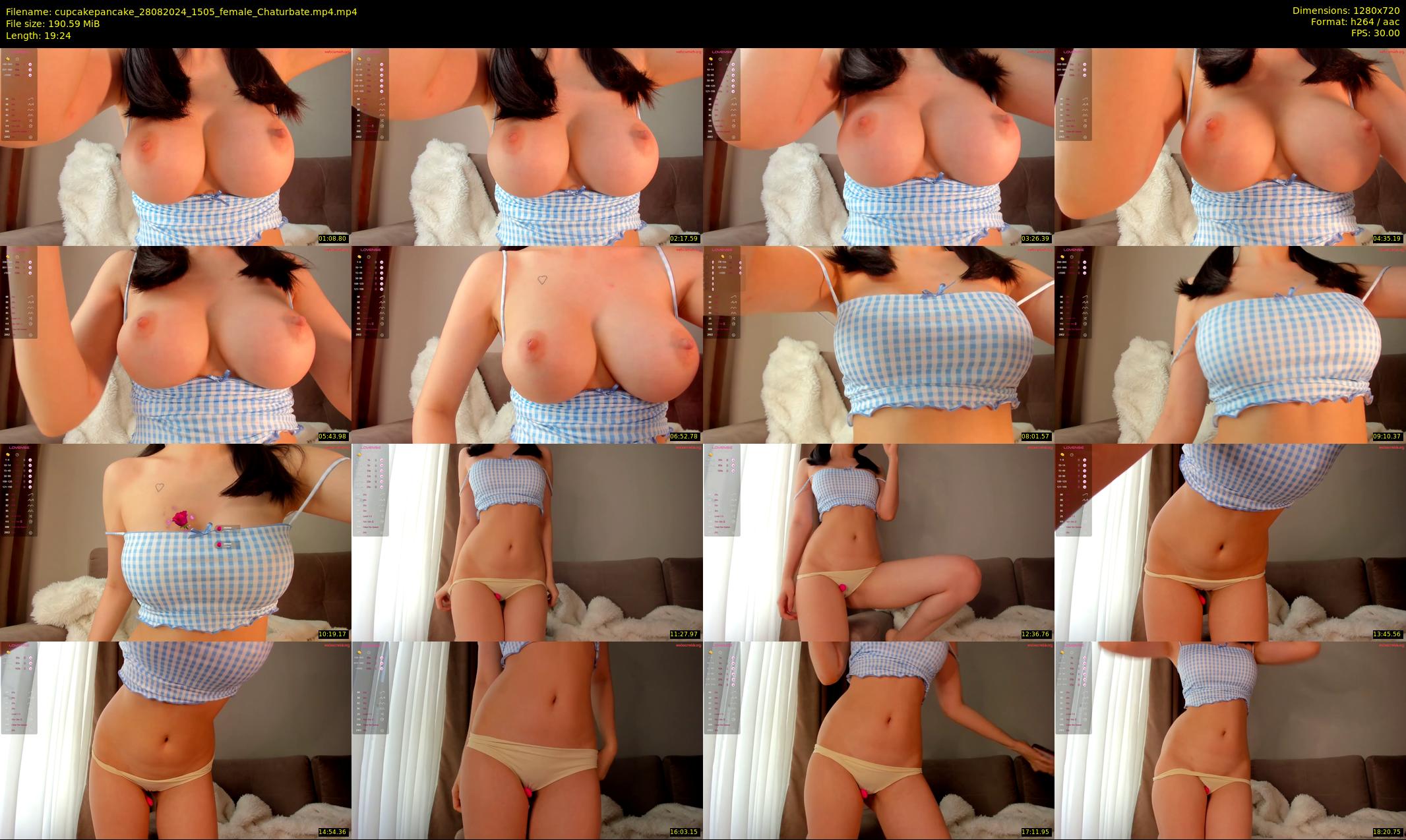 cupcakepancake — 20 minute Chaturbate female cam show recording, 720p, Aug 28, 2024