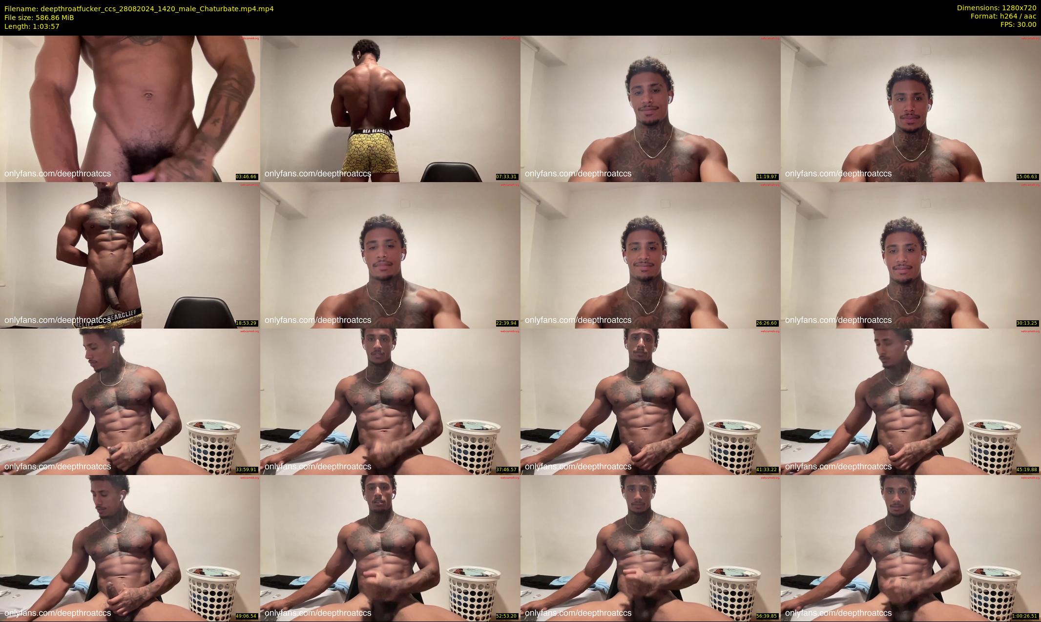deepthroatfucker_ccs — 64 minute Chaturbate male cam show recording, 720p, Aug 28, 2024