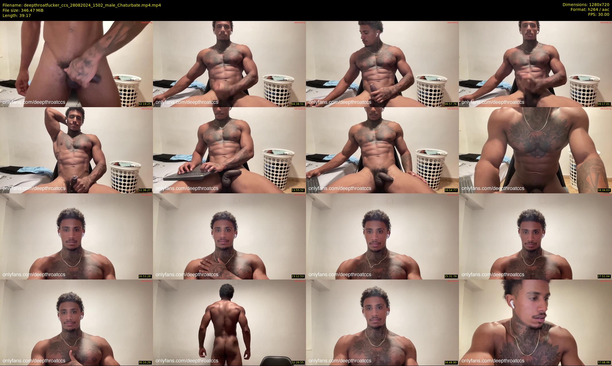 deepthroatfucker_ccs — 40 minute Chaturbate male cam show recording, 720p, Aug 28, 2024
