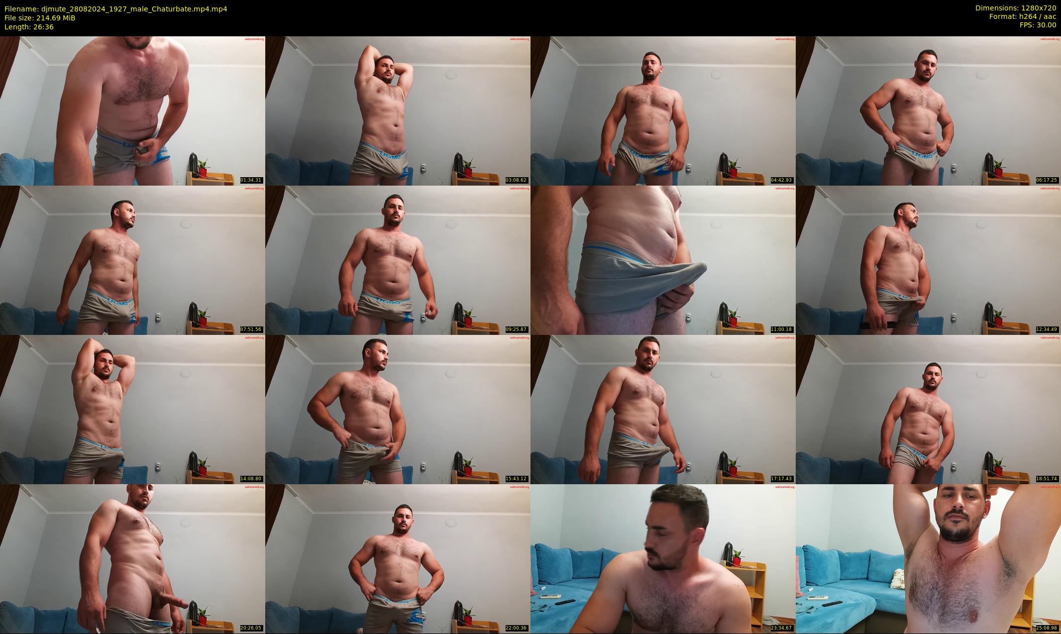 djmute — 27 minute Chaturbate male cam show recording, 720p, Aug 28, 2024