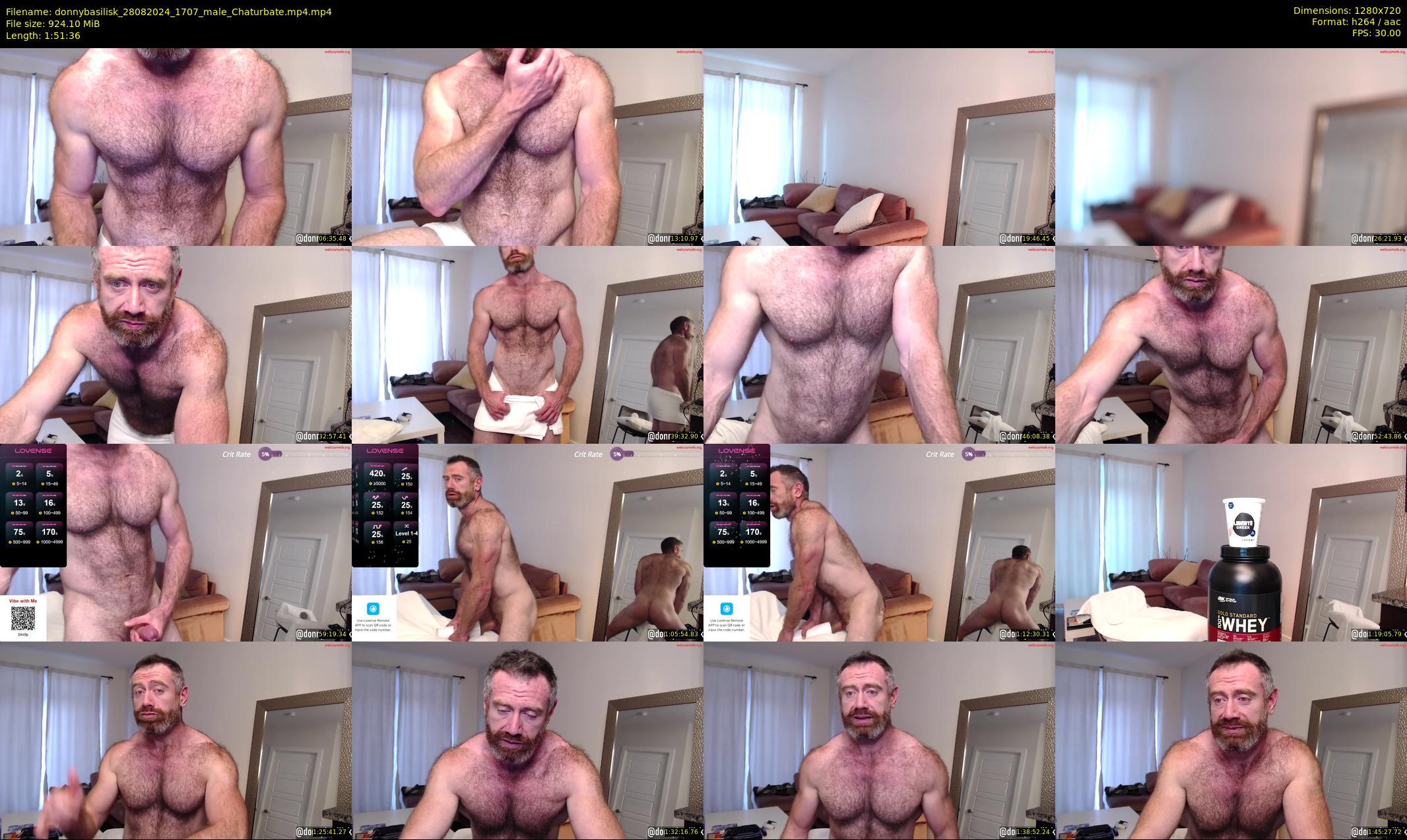 donnybasilisk — 112 minute Chaturbate male cam show recording, 720p, Aug 28, 2024