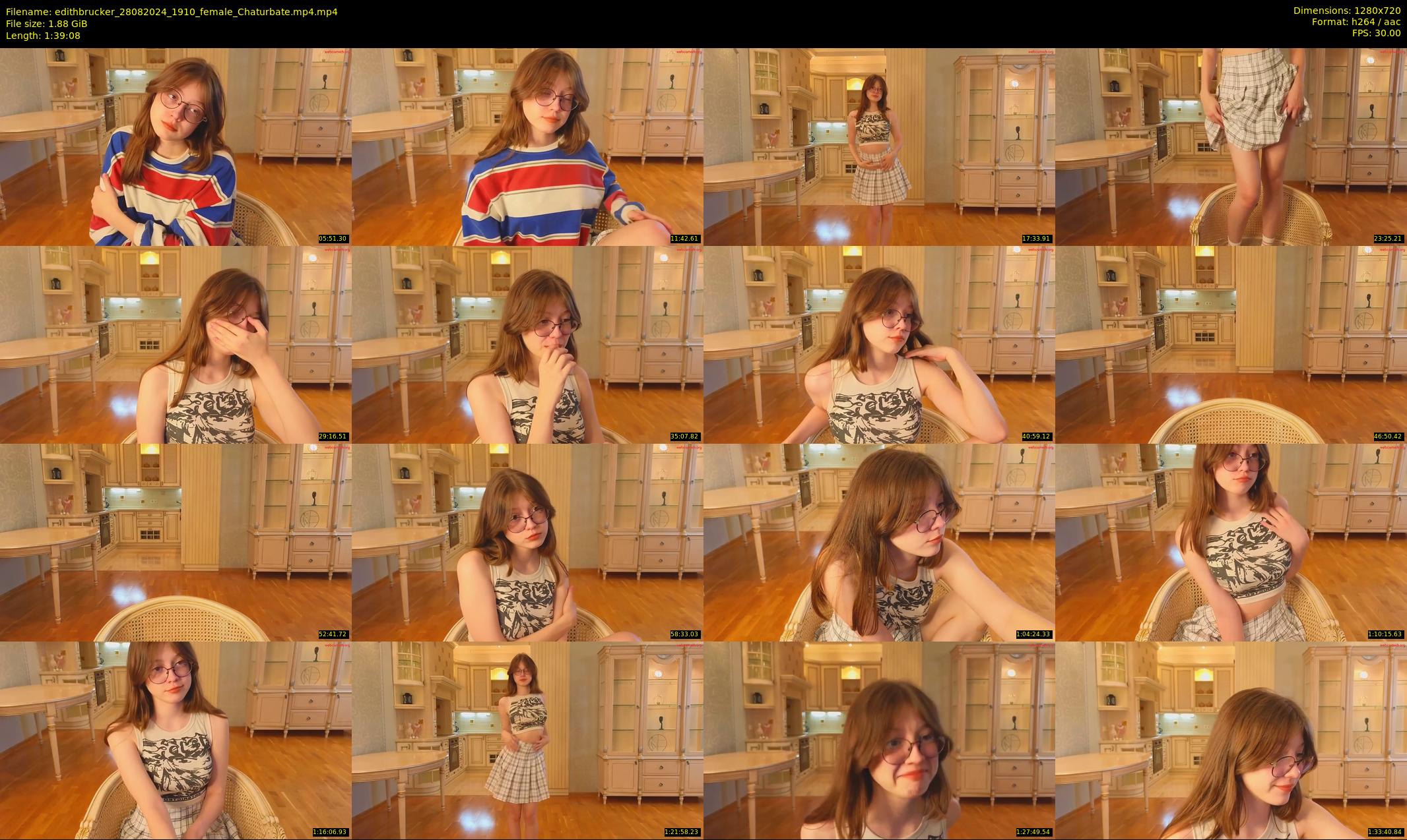 edithbrucker — 100 minute Chaturbate female cam show recording, 720p, Aug 28, 2024