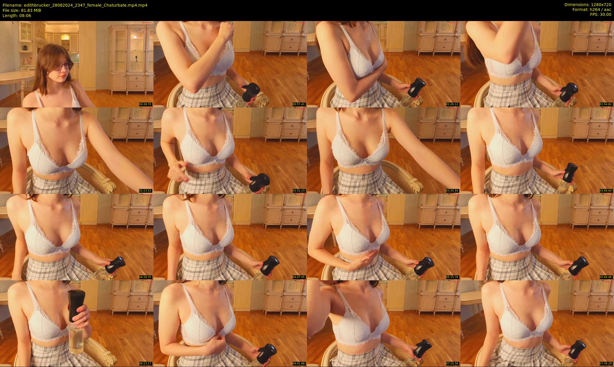 edithbrucker — 9 minute Chaturbate female cam show recording, 720p, Aug 28, 2024