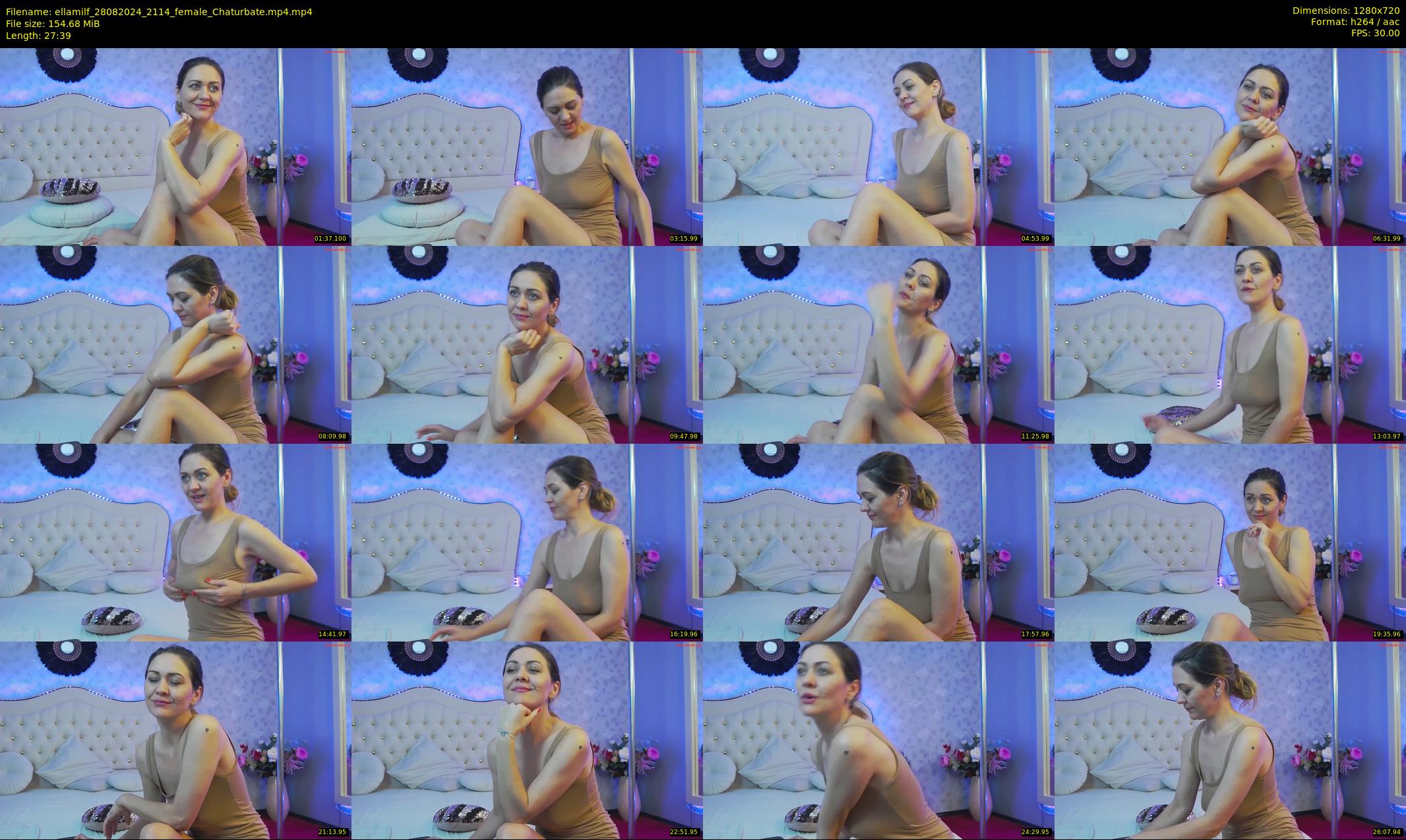 ellamilf — 28 minute Chaturbate female cam show recording, 720p, Aug 28, 2024