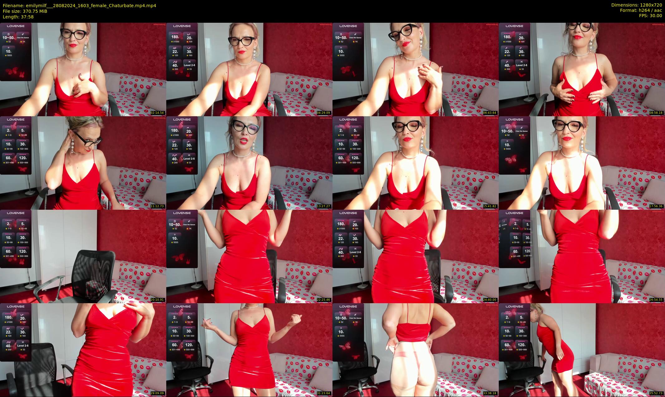 emilymilf__ — 38 minute Chaturbate female cam show recording, 720p, Aug 28, 2024