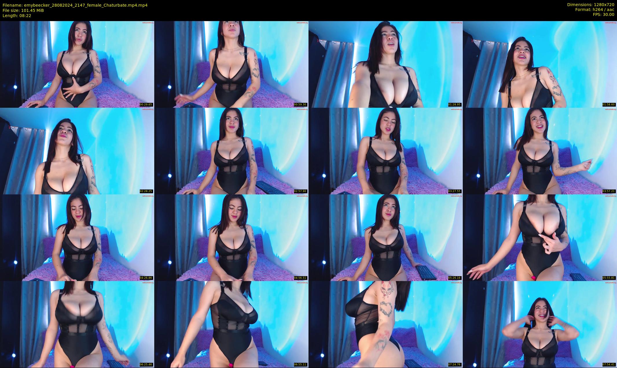 emybeecker — 9 minute Chaturbate female cam show recording, 720p, Aug 28, 2024